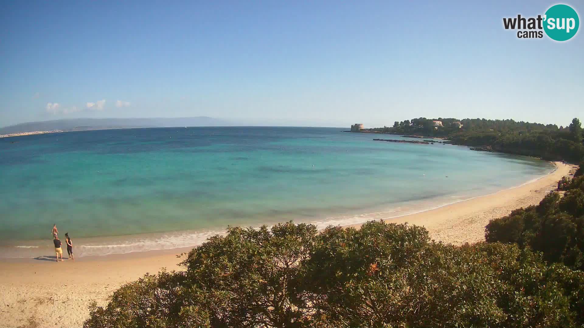 Webcam Lazzaretto beach | Alghero | Sardinia