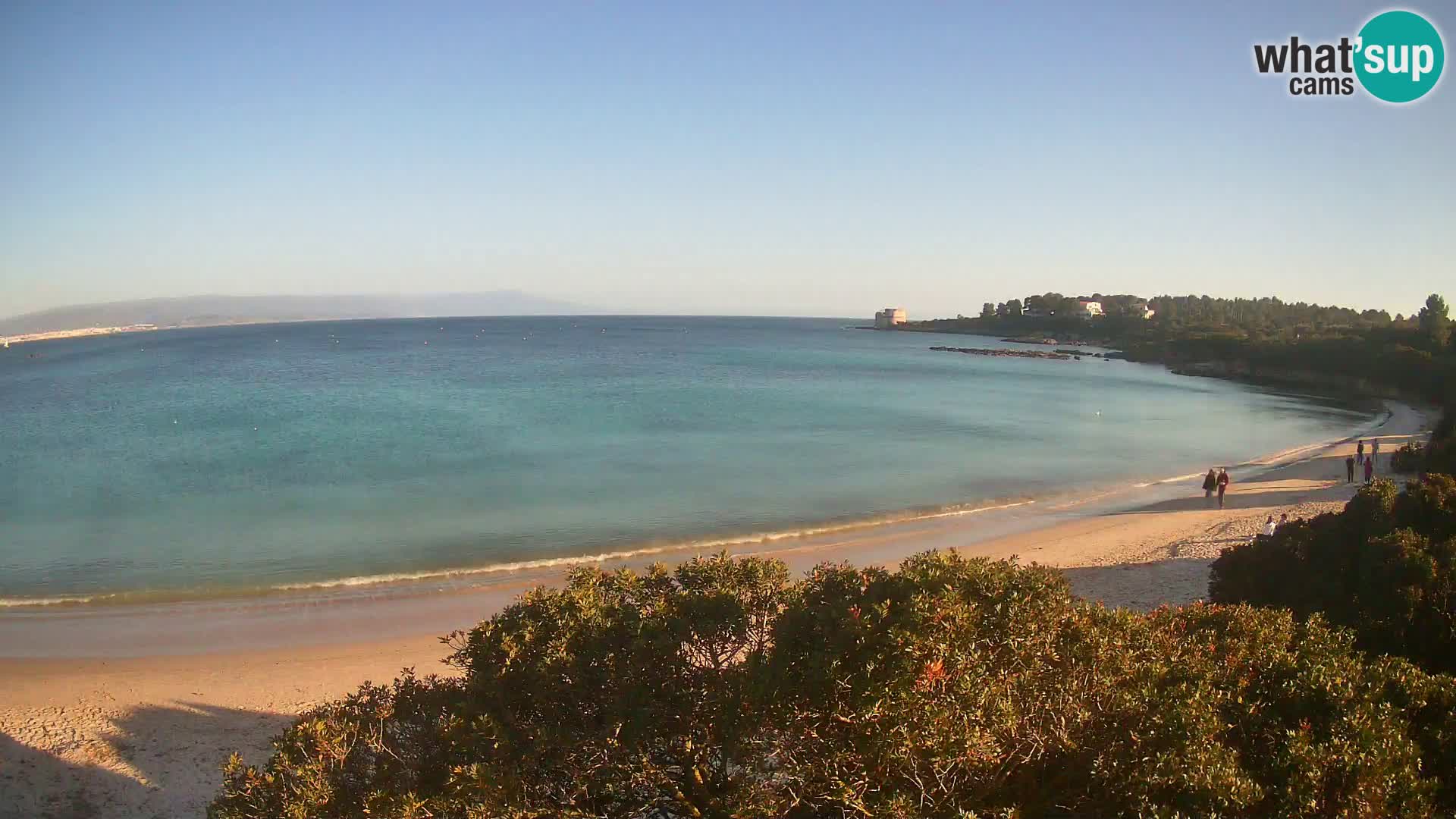 Webcam Lazzaretto beach | Alghero | Sardinia