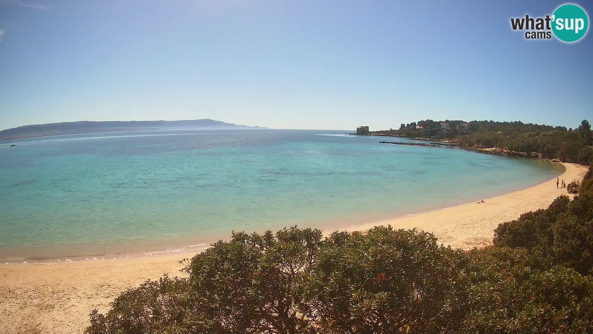 Webcam Lazzaretto beach | Alghero | Sardinia