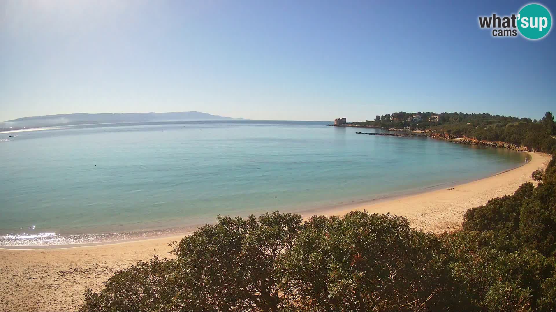 Plage Lazzaretto livecam | Alghero | Sardaigne