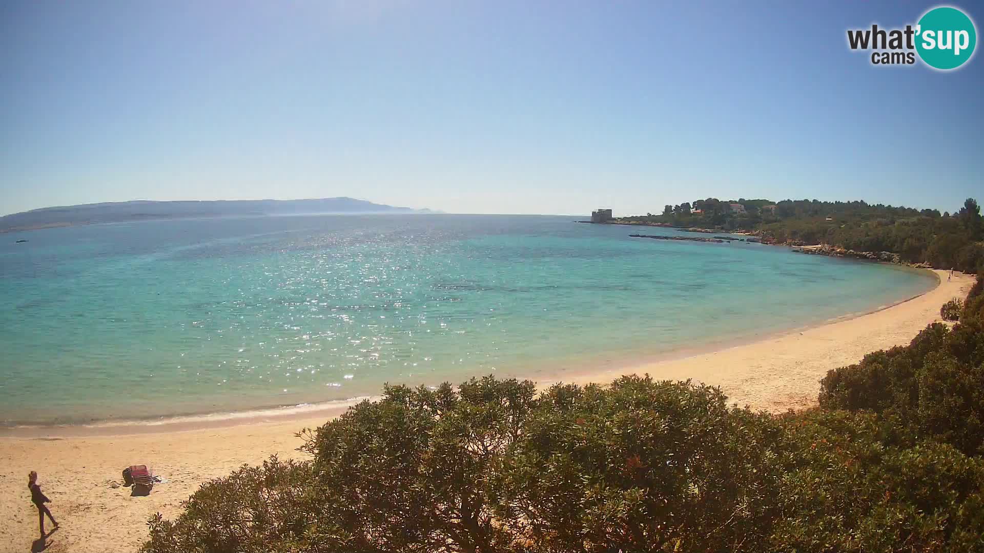 Webcam Lazzaretto beach | Alghero | Sardinia