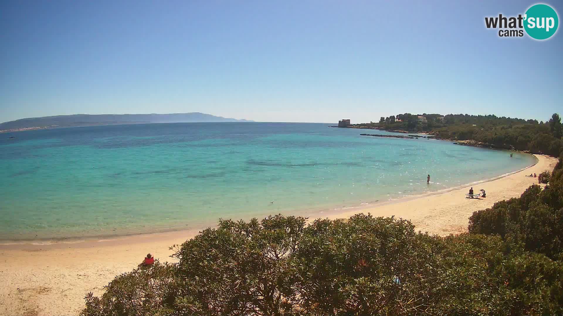 Webcam Lazzaretto beach | Alghero | Sardinia