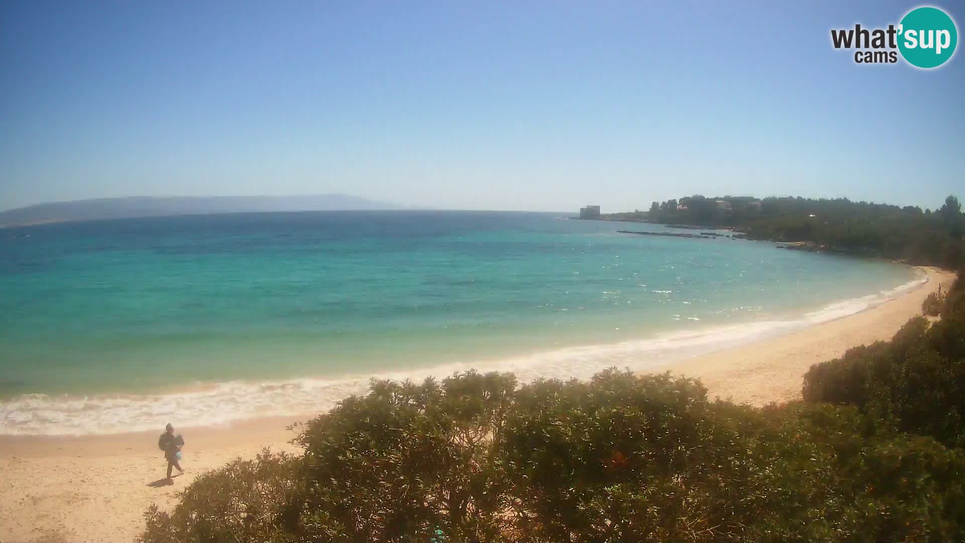 Webcam Lazzaretto beach | Alghero | Sardinia