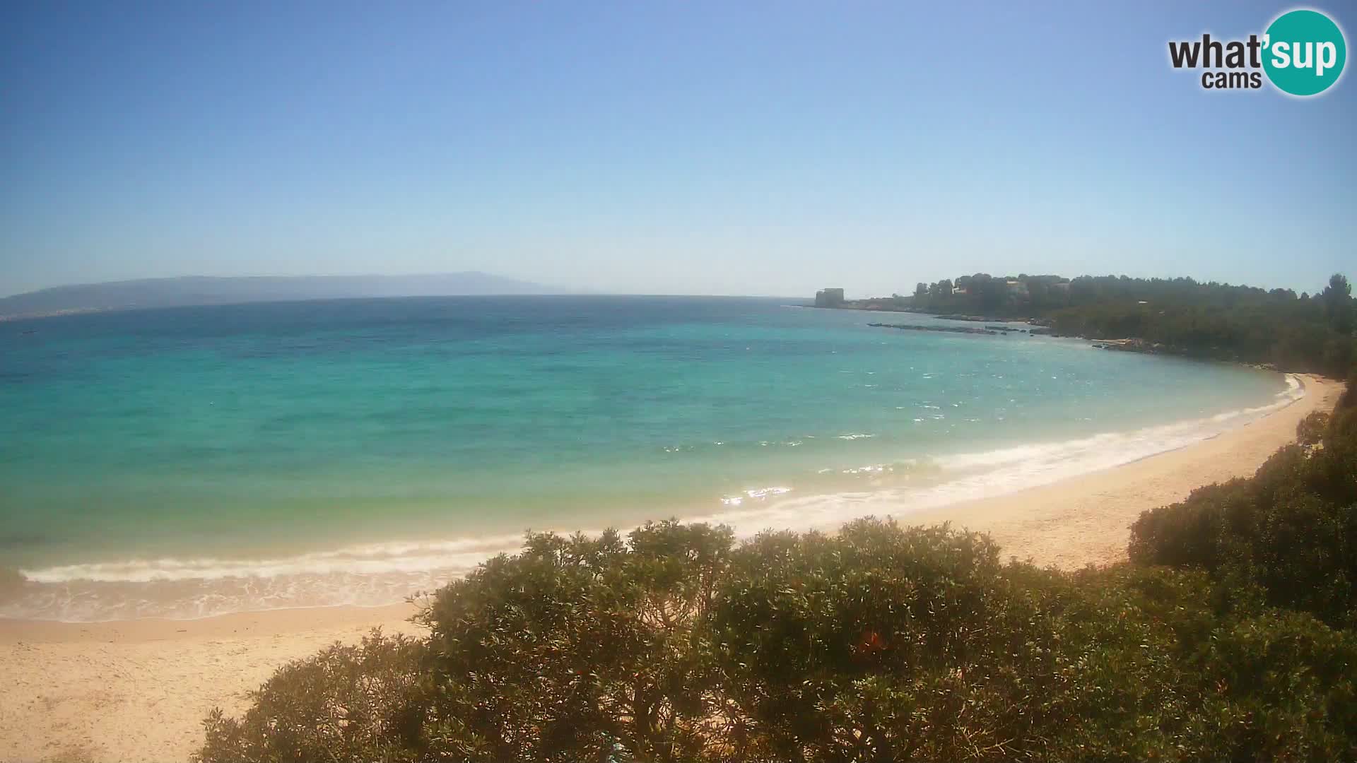 Webcam Lazzaretto beach | Alghero | Sardinia