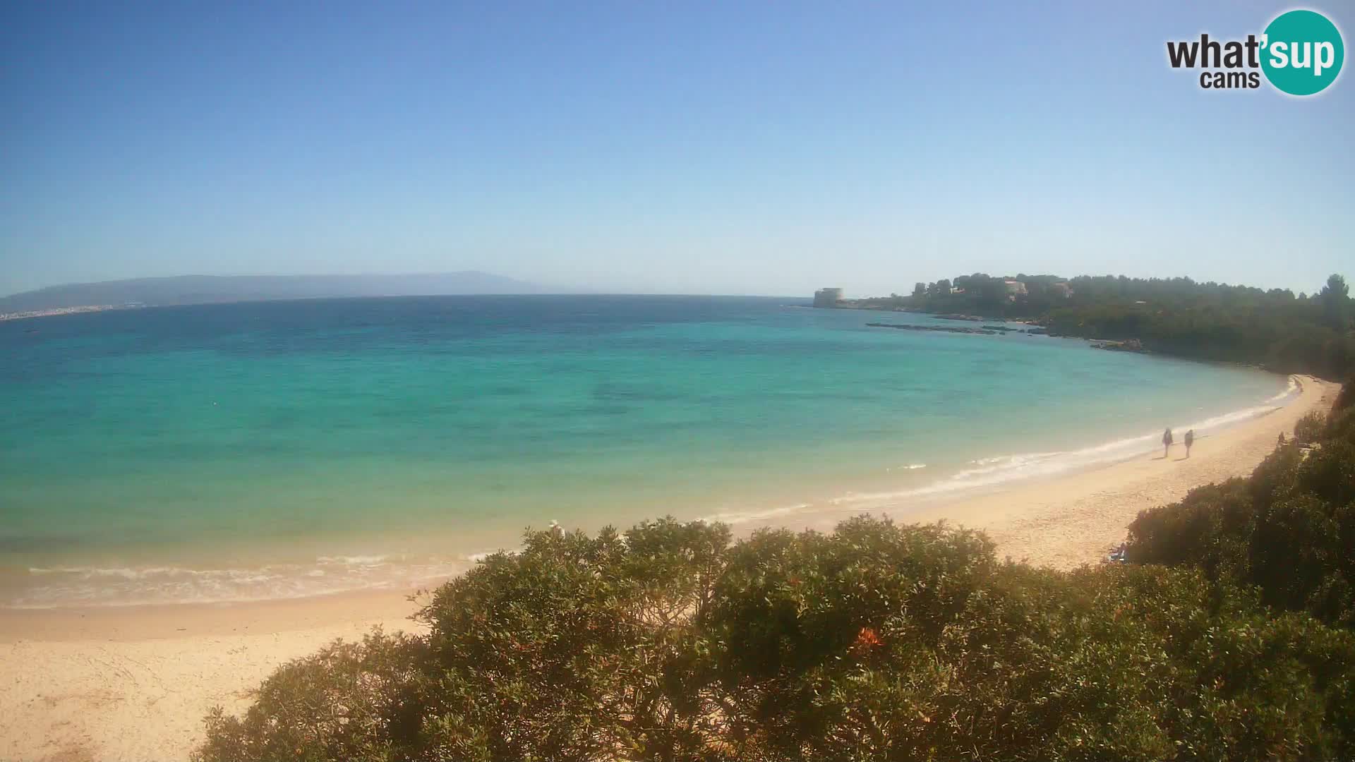 Webcam Lazzaretto beach | Alghero | Sardinia