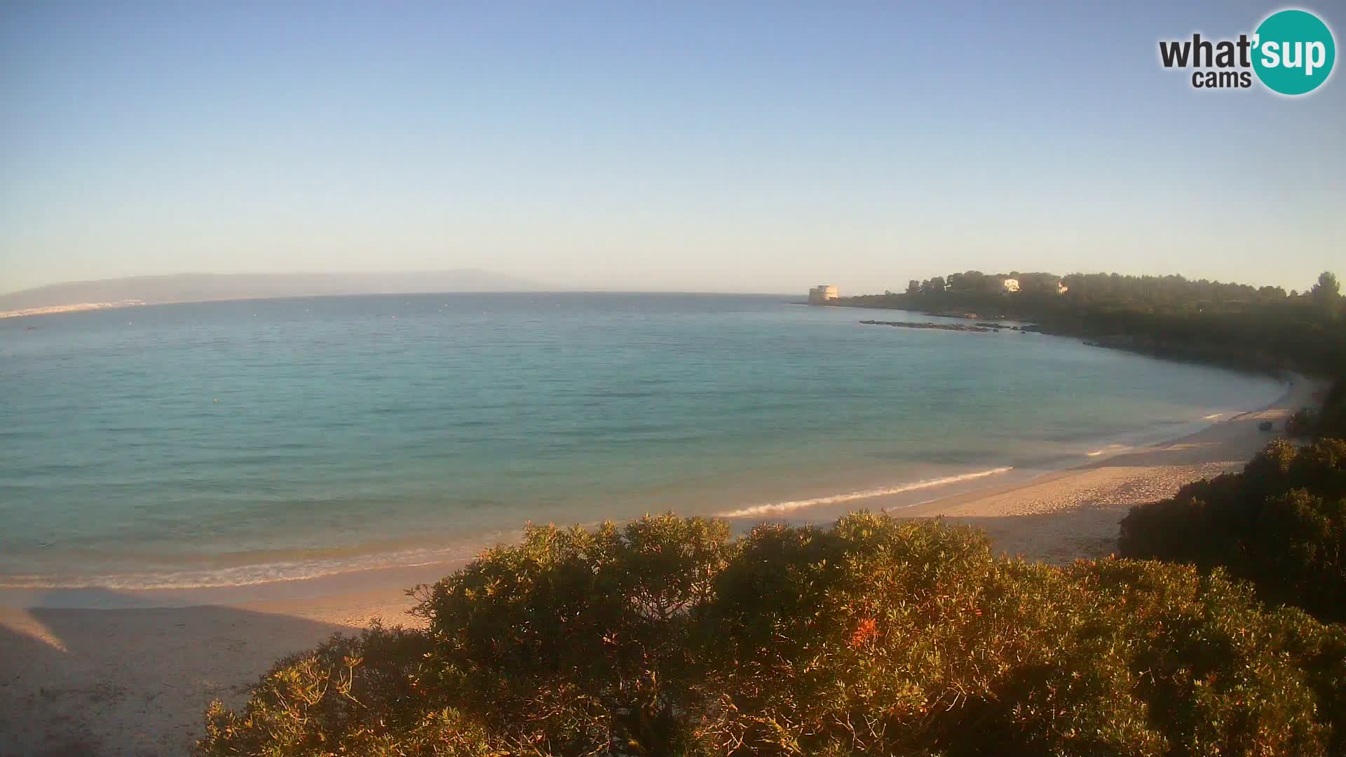 Kamera plaža Lazzaretto | Alghero | Sardinija