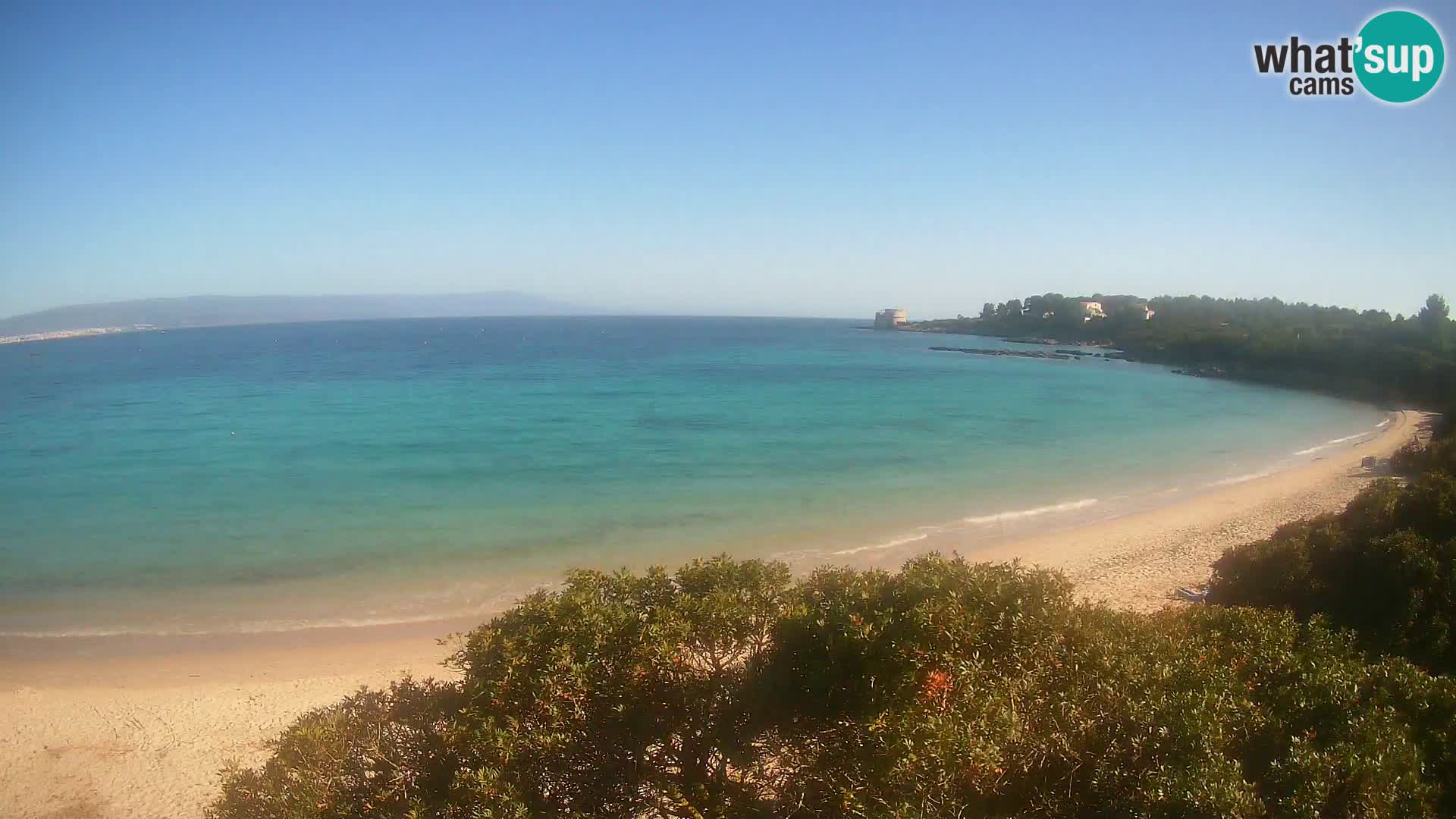 Web kamera plaža Lazzaretto | Alghero | Sardinija