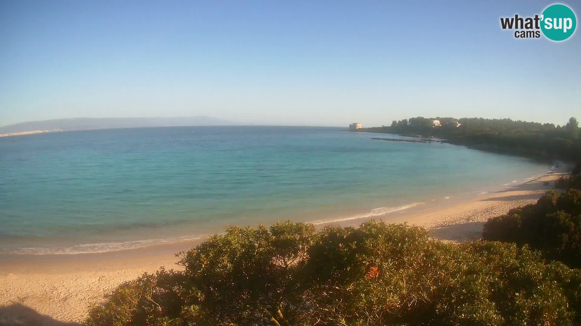 Webcam Lazzaretto Strand | Alghero | Sardinien