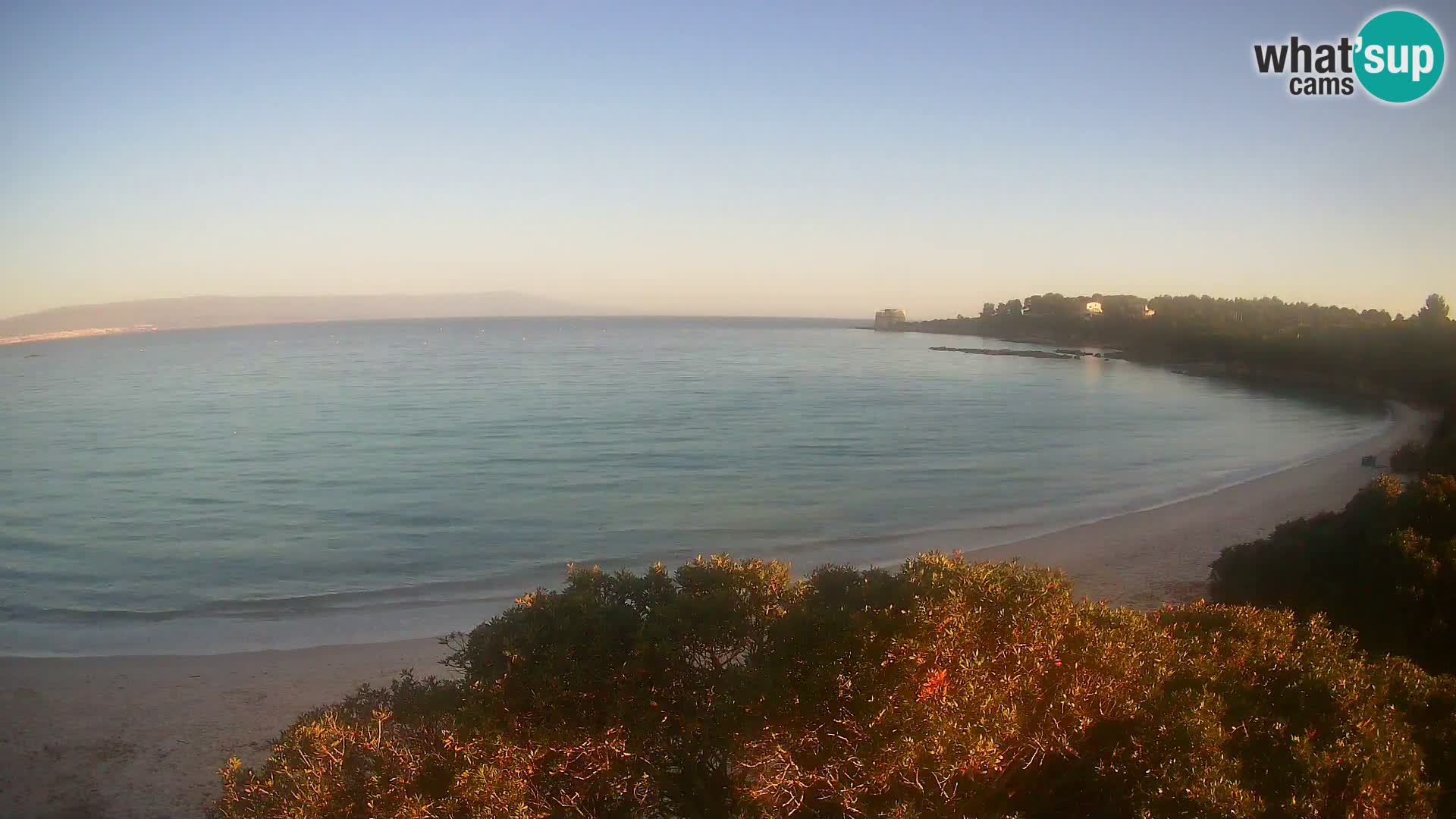 Webcam Lazzaretto Strand | Alghero | Sardinien