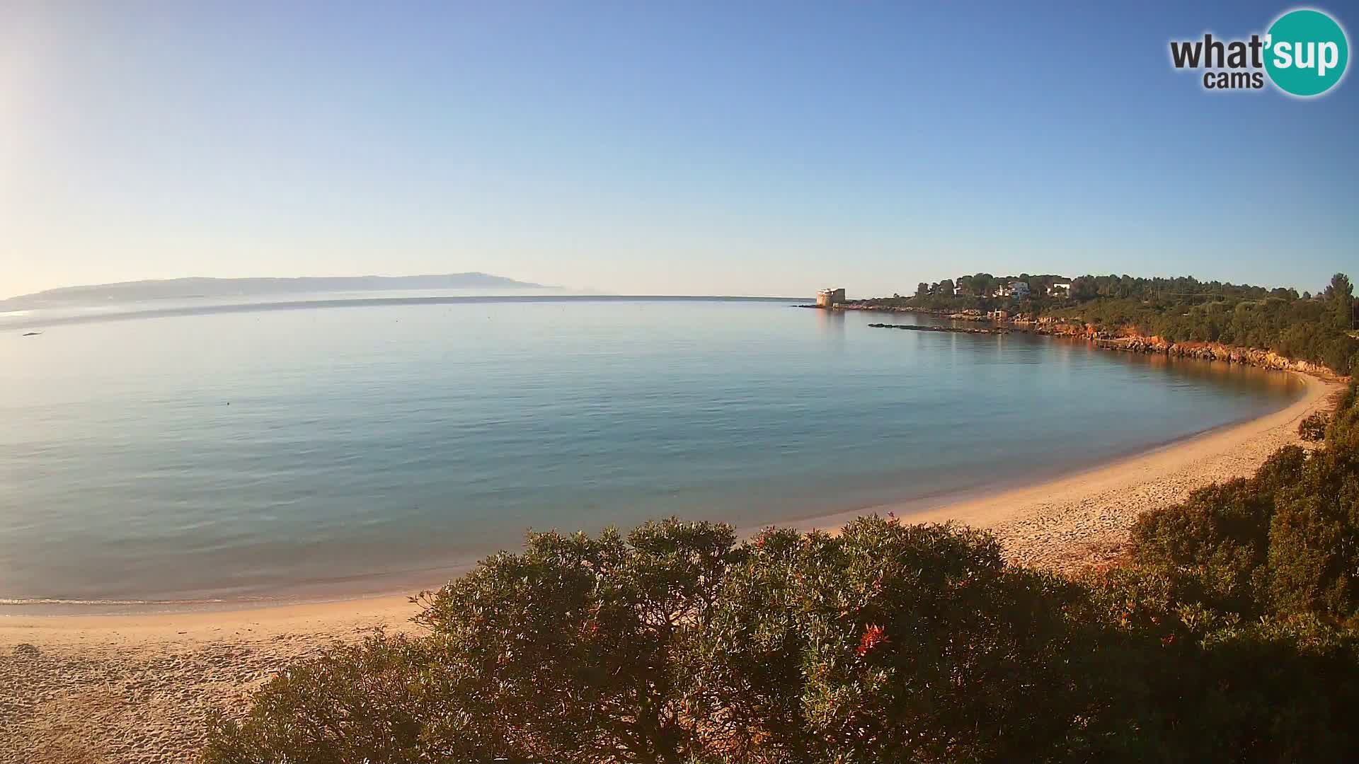 Plage Lazzaretto livecam | Alghero | Sardaigne