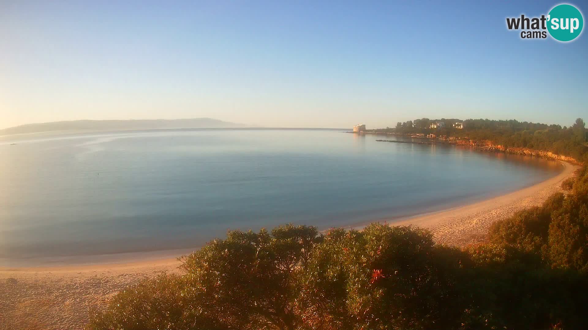 Plage Lazzaretto livecam | Alghero | Sardaigne