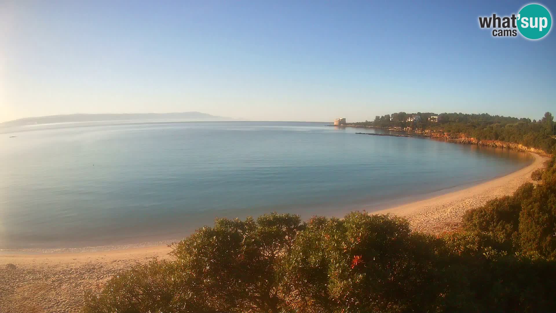 Plage Lazzaretto livecam | Alghero | Sardaigne