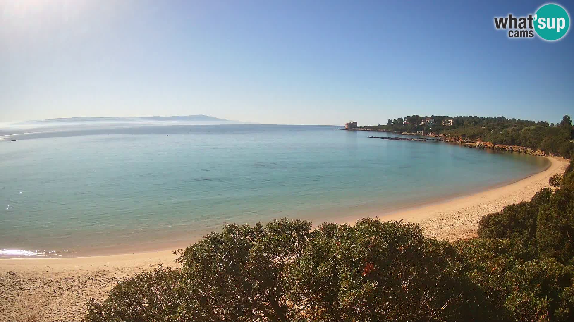 Plage Lazzaretto livecam | Alghero | Sardaigne