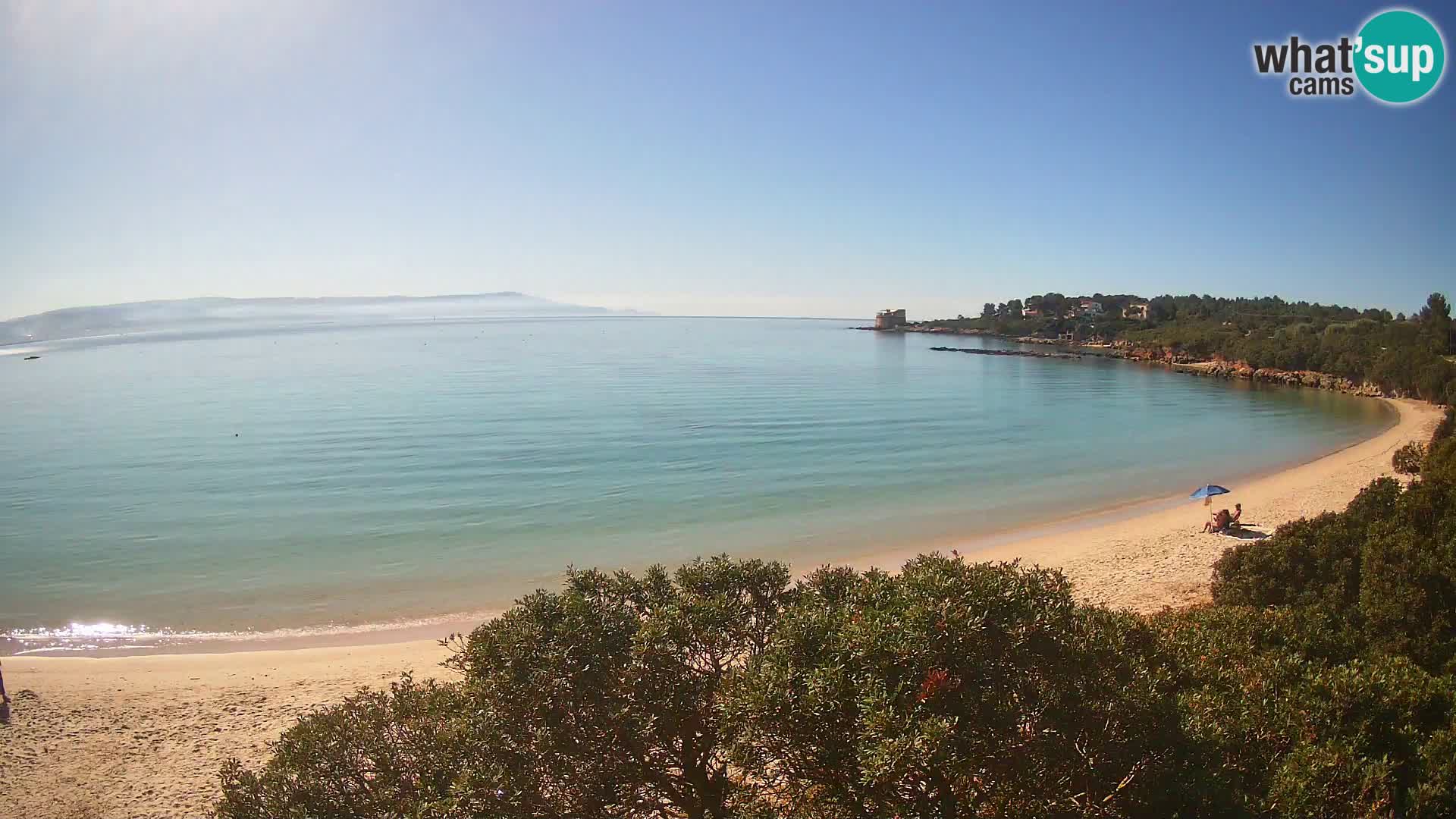 Web kamera plaža Lazzaretto | Alghero | Sardinija