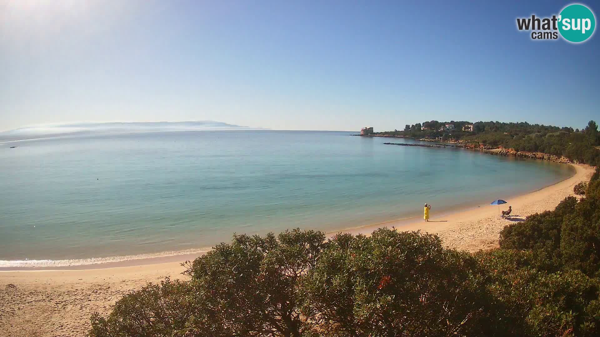 Plage Lazzaretto livecam | Alghero | Sardaigne