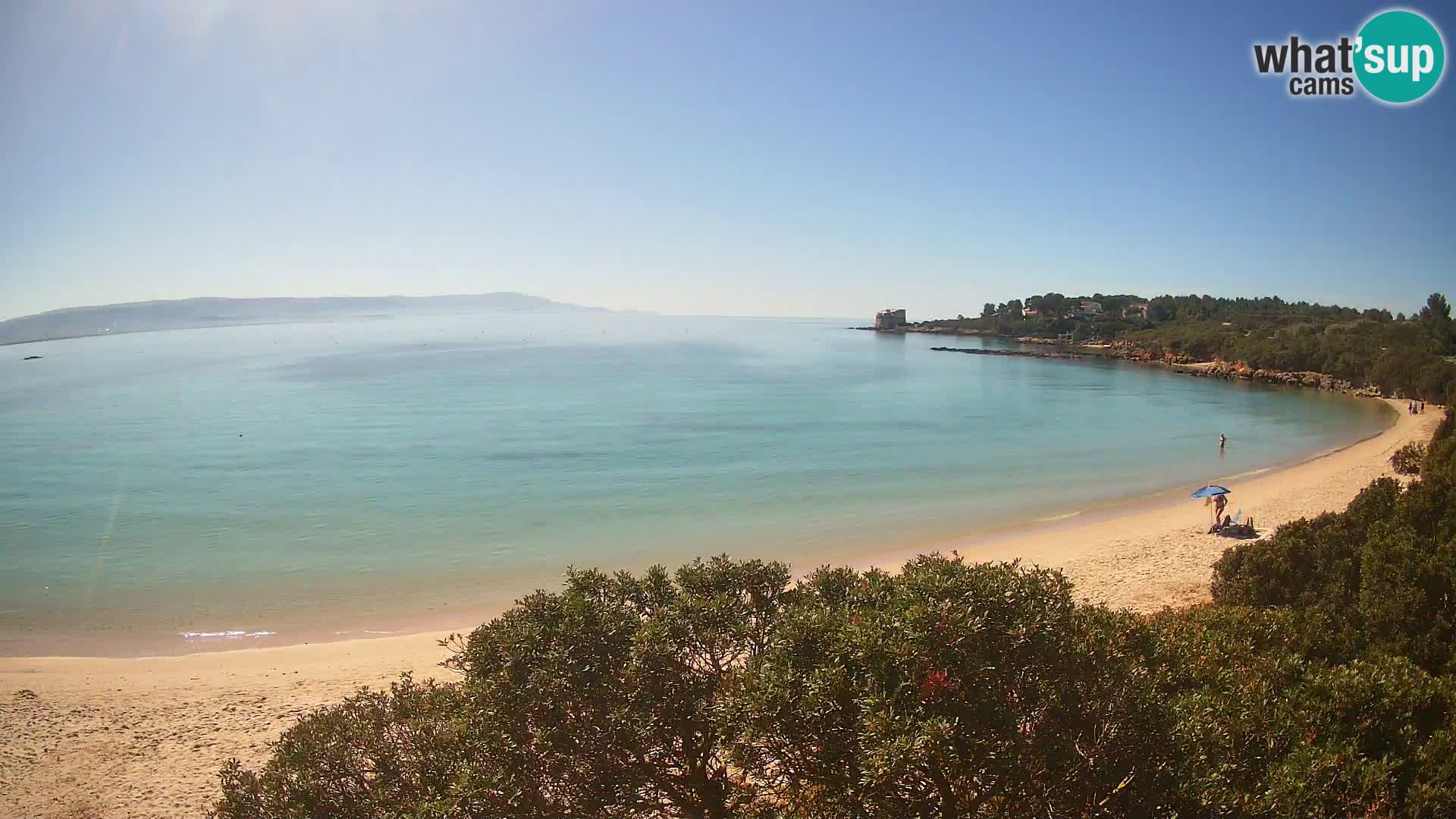 Webcam Lazzaretto Strand | Alghero | Sardinien