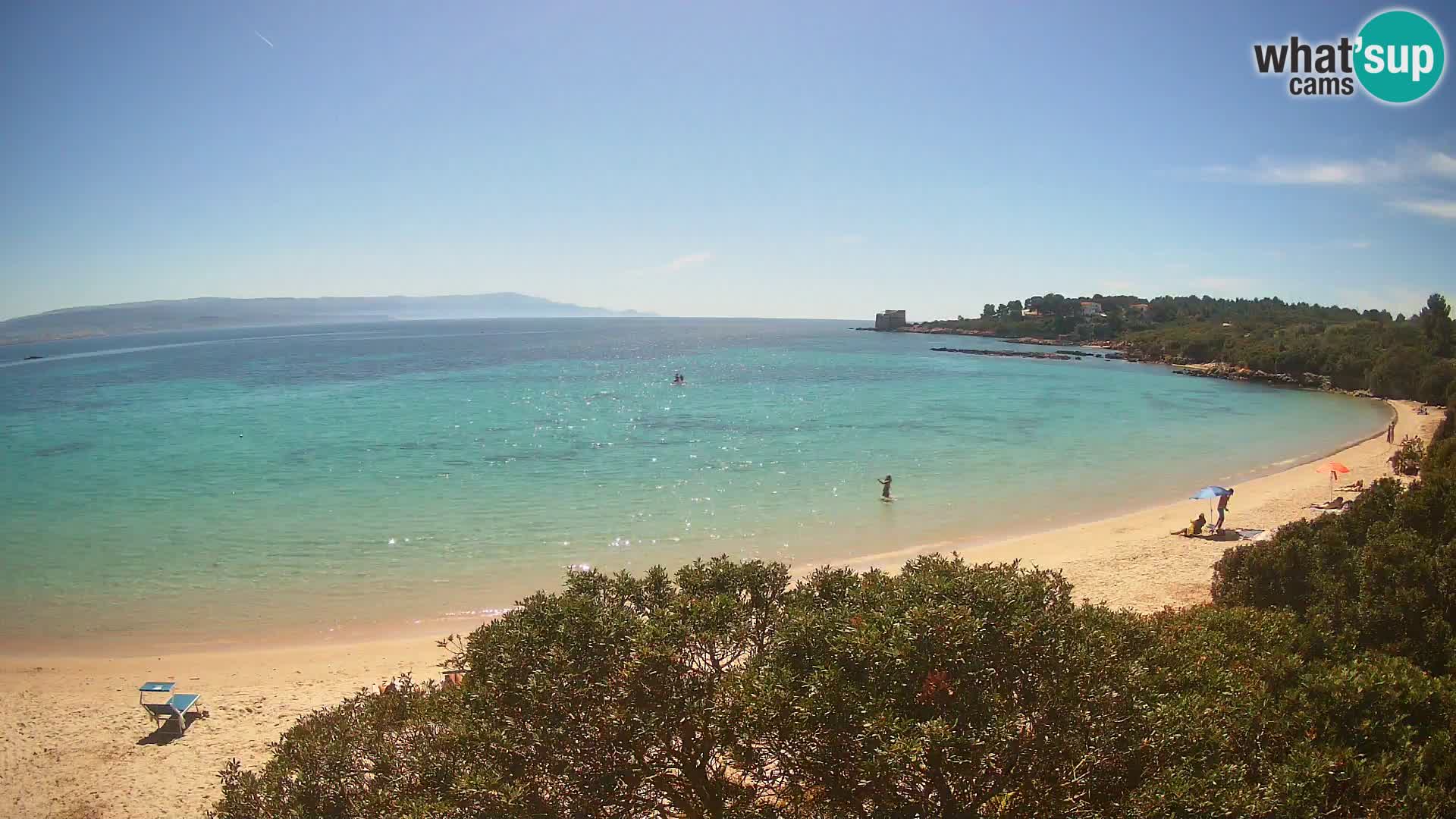 Webcam Lazzaretto beach | Alghero | Sardinia