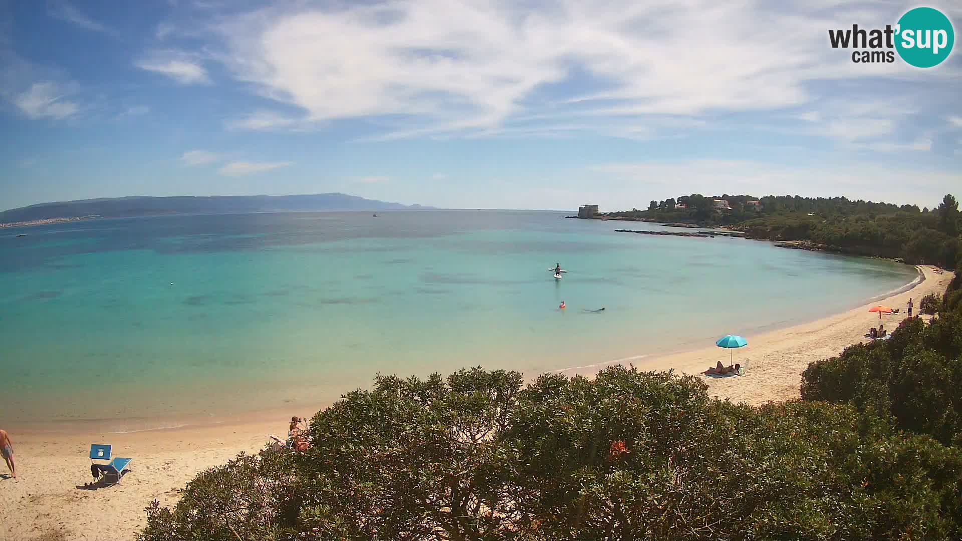 Webcam Lazzaretto Strand | Alghero | Sardinien