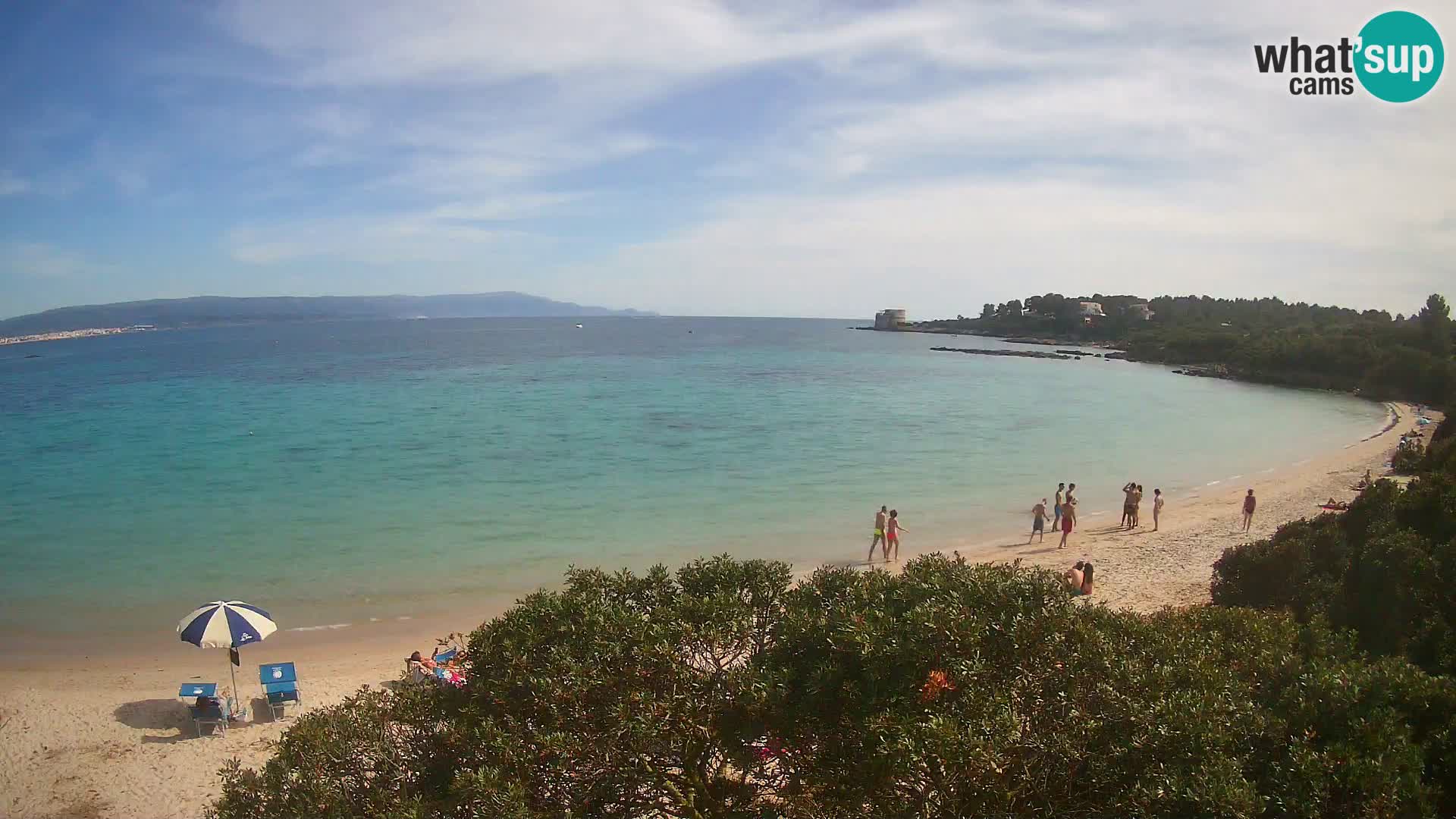 Webcam Lazzaretto beach | Alghero | Sardinia