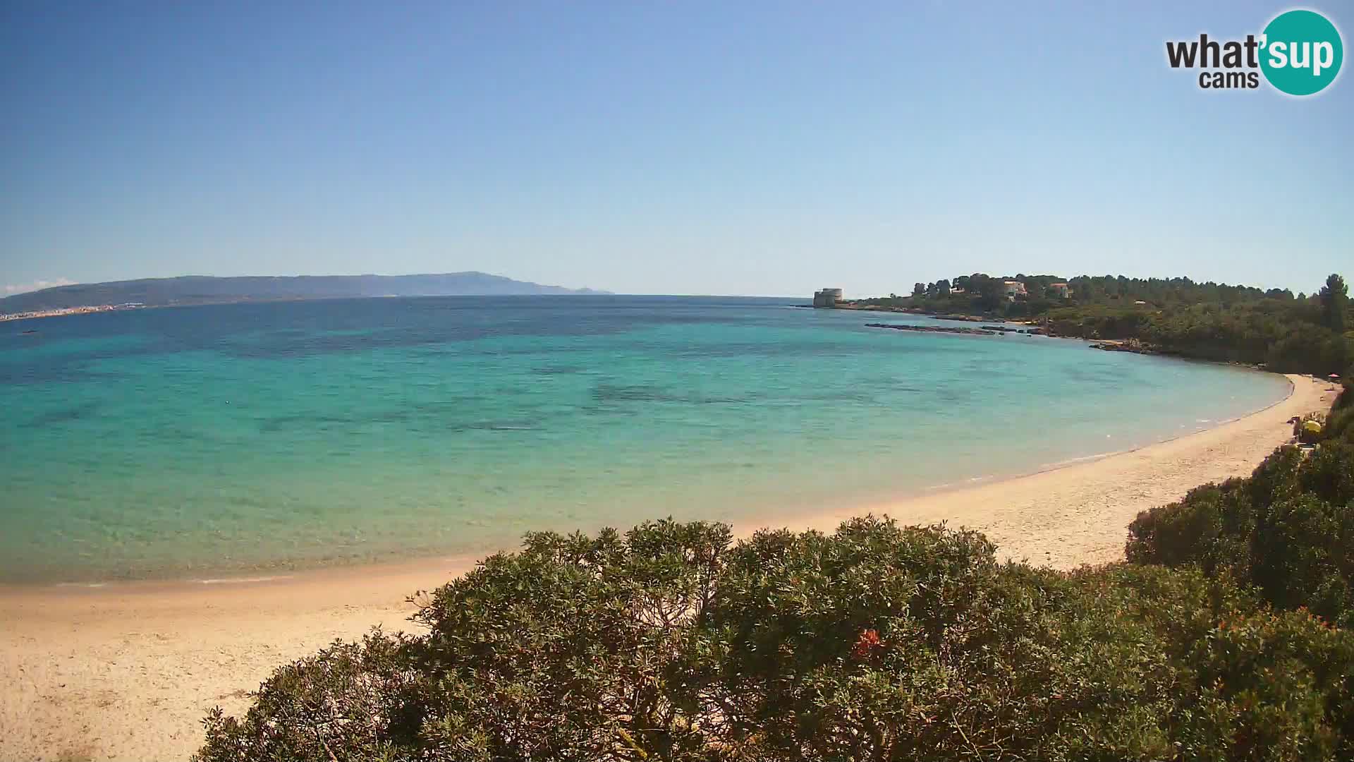 Web kamera plaža Lazzaretto | Alghero | Sardinija