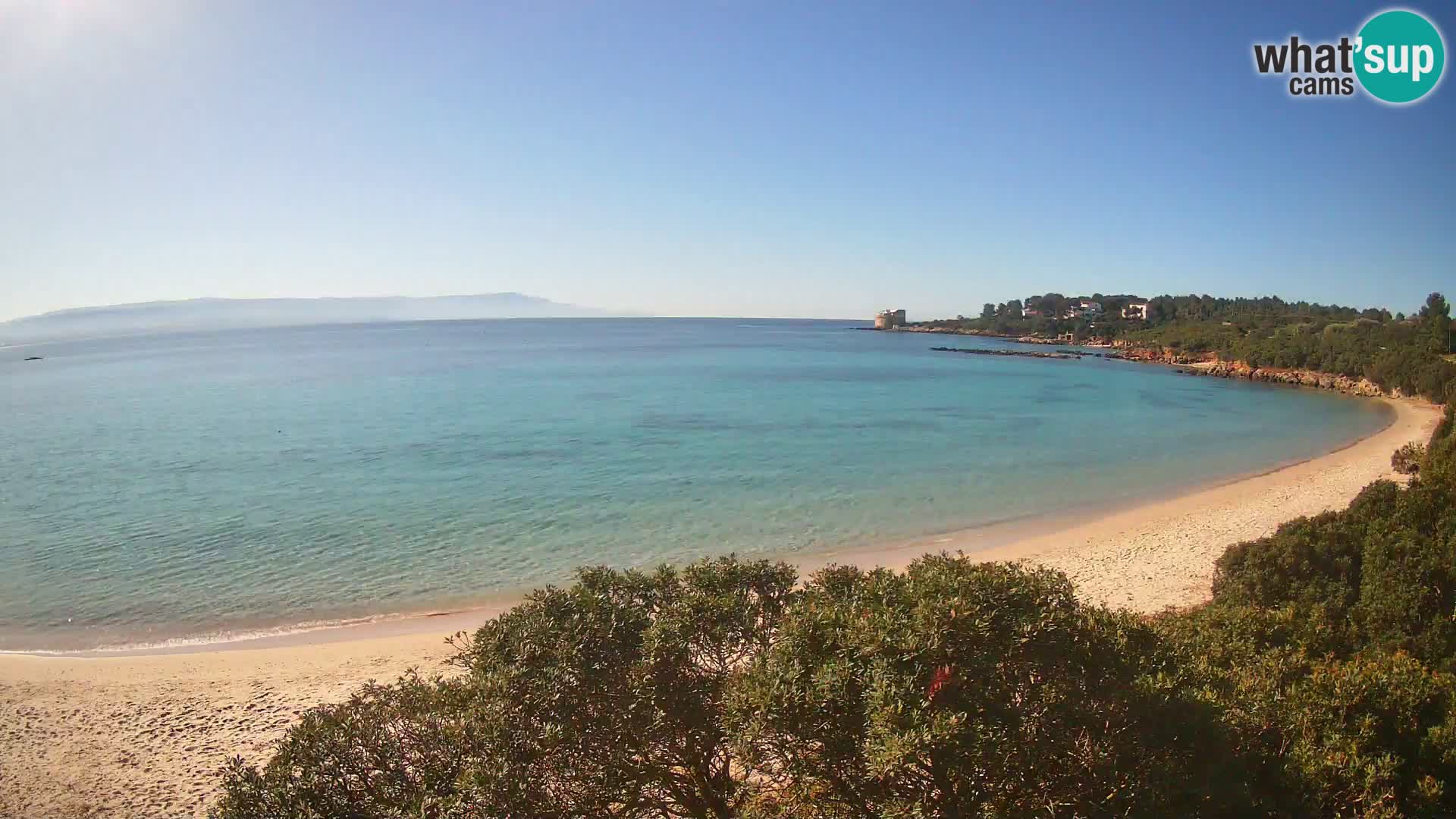 Kamera plaža Lazzaretto | Alghero | Sardinija