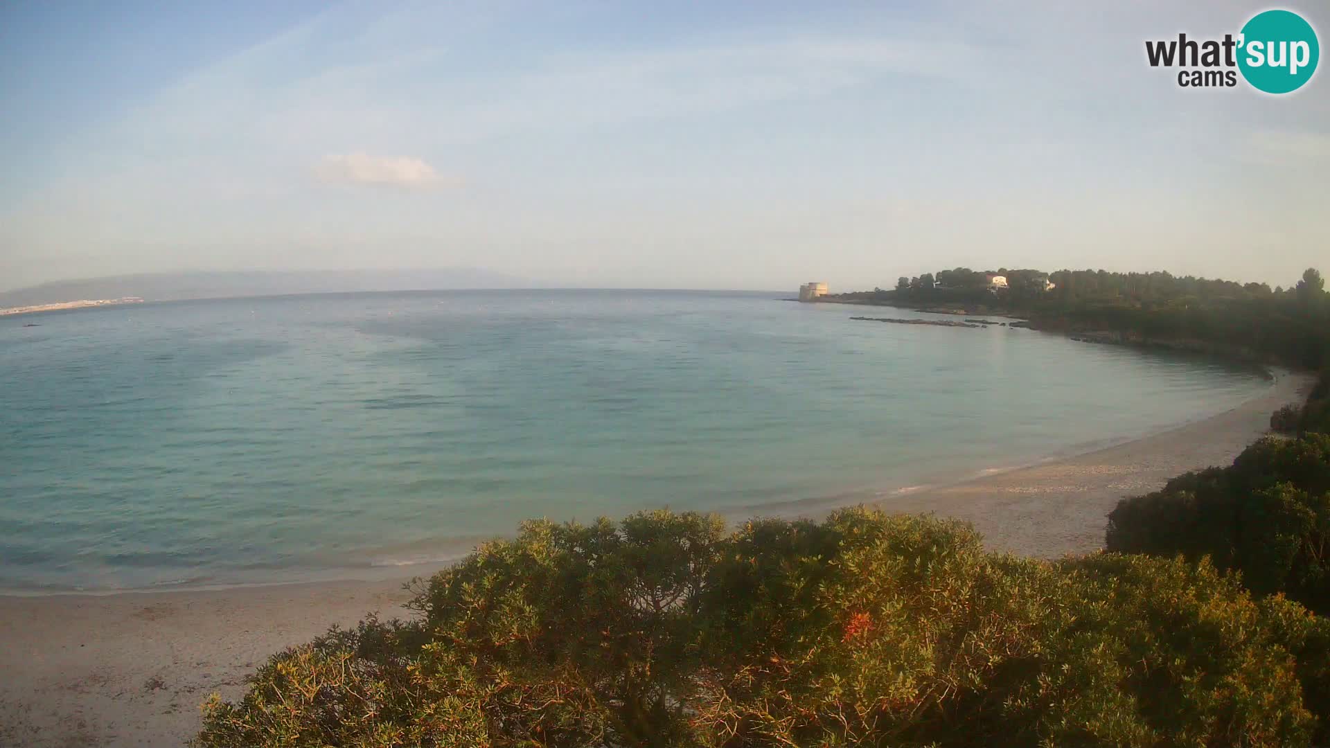 Plage Lazzaretto livecam | Alghero | Sardaigne