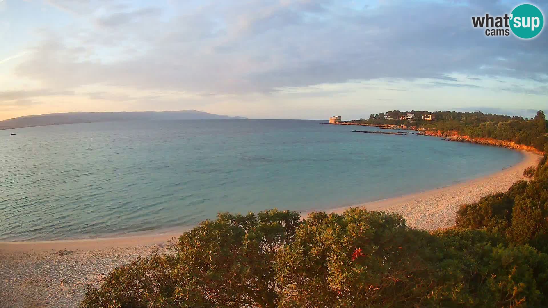 Webcam Lazzaretto beach | Alghero | Sardinia