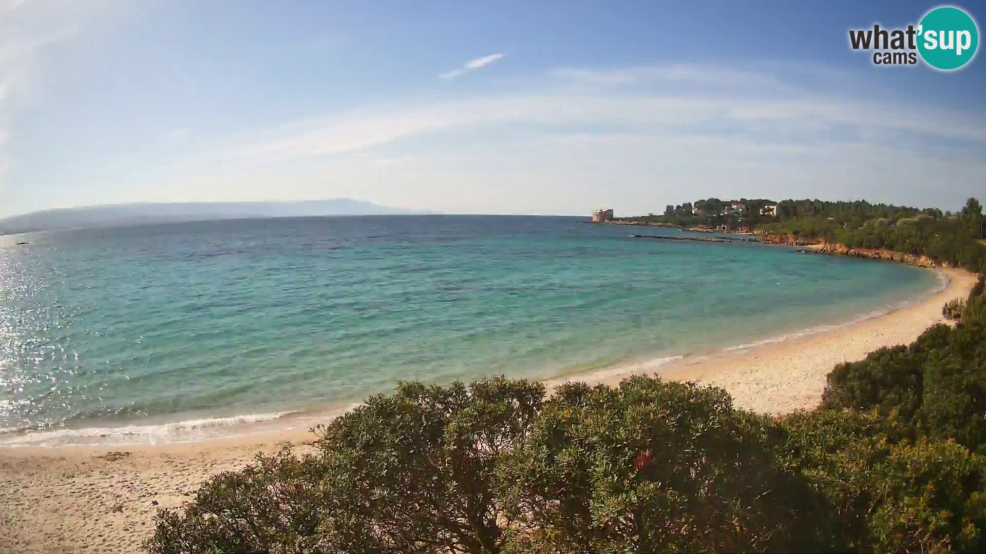 Webcam Lazzaretto beach | Alghero | Sardinia