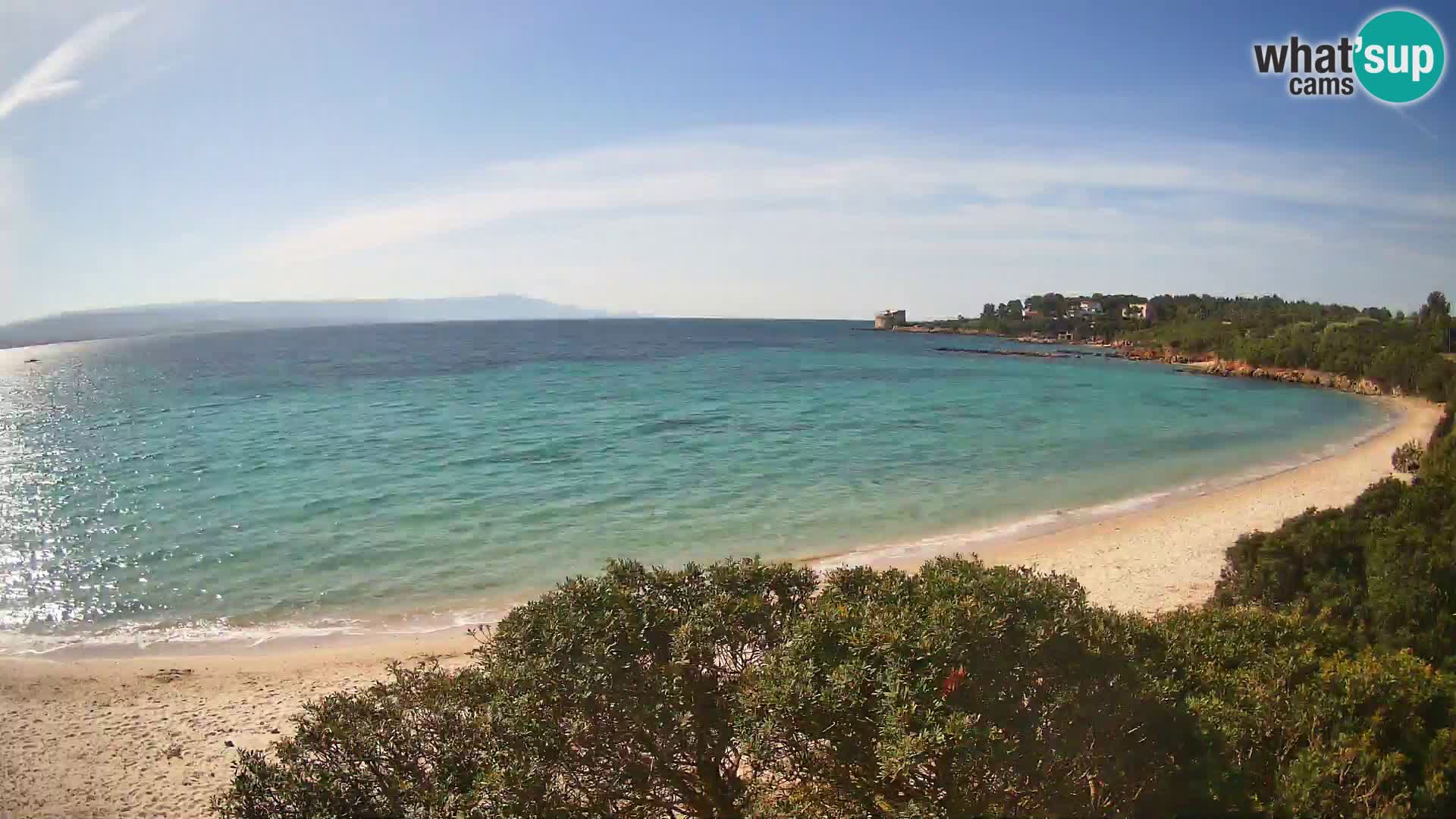Webcam Lazzaretto beach | Alghero | Sardinia