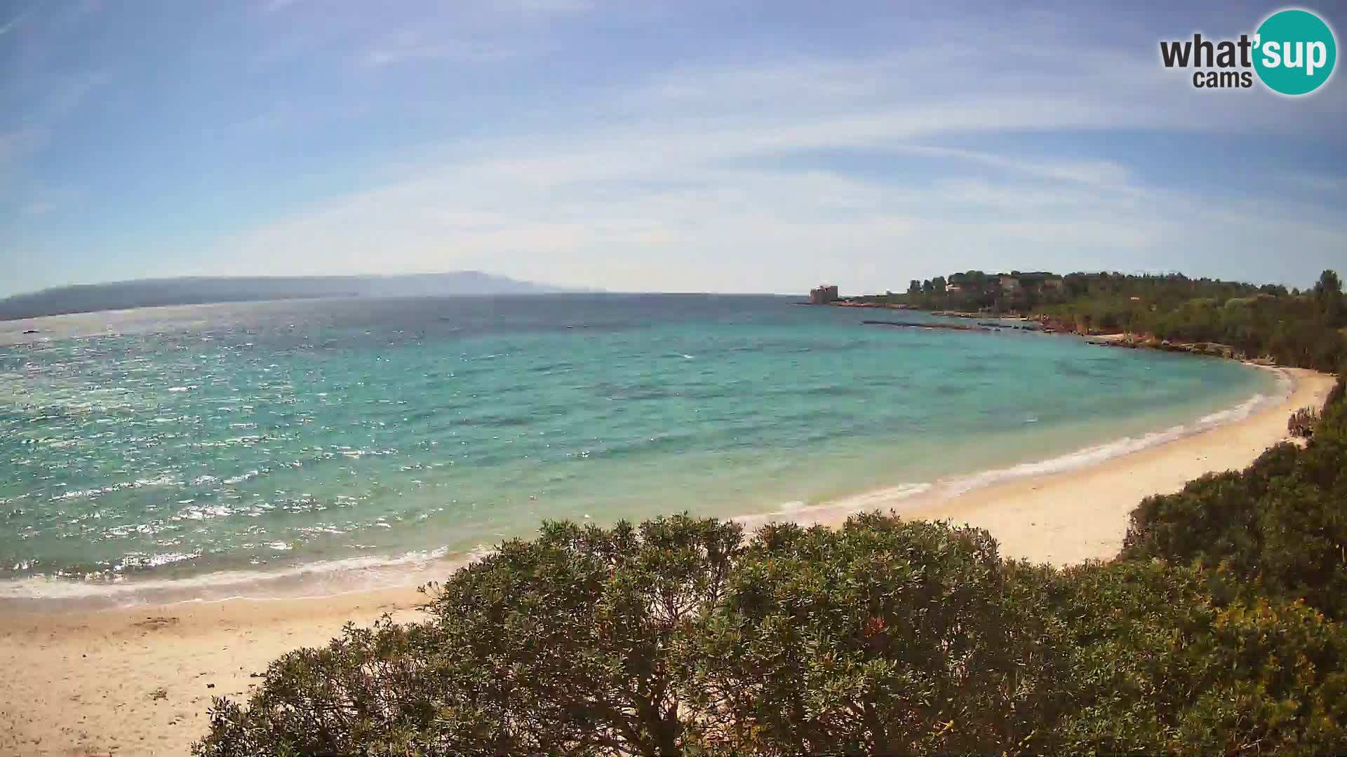 Kamera plaža Lazzaretto | Alghero | Sardinija