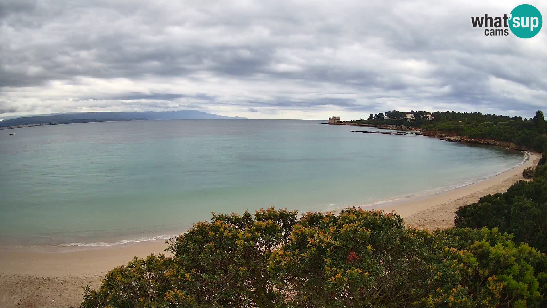 Kamera plaža Lazzaretto | Alghero | Sardinija