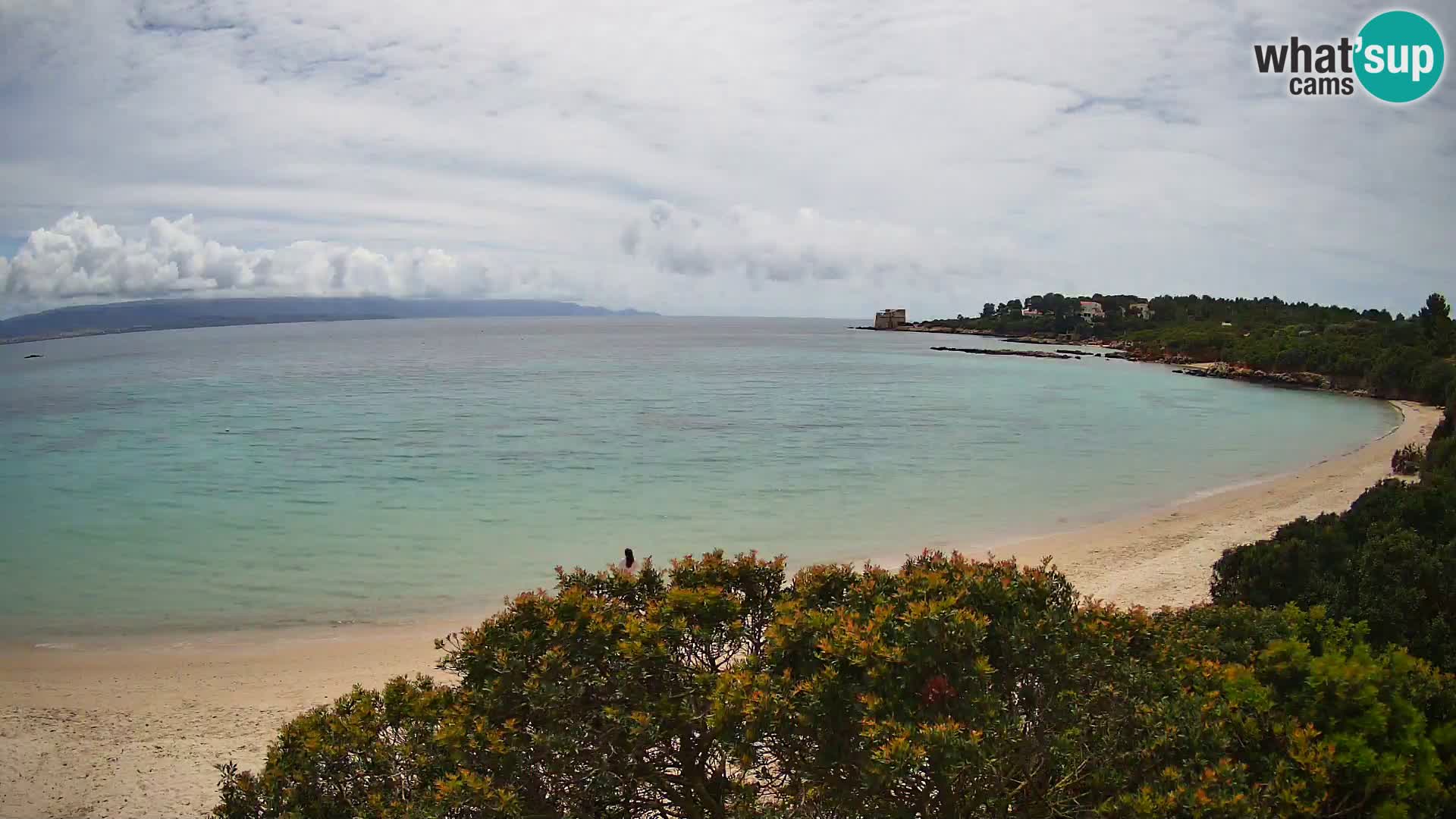 Plage Lazzaretto livecam | Alghero | Sardaigne