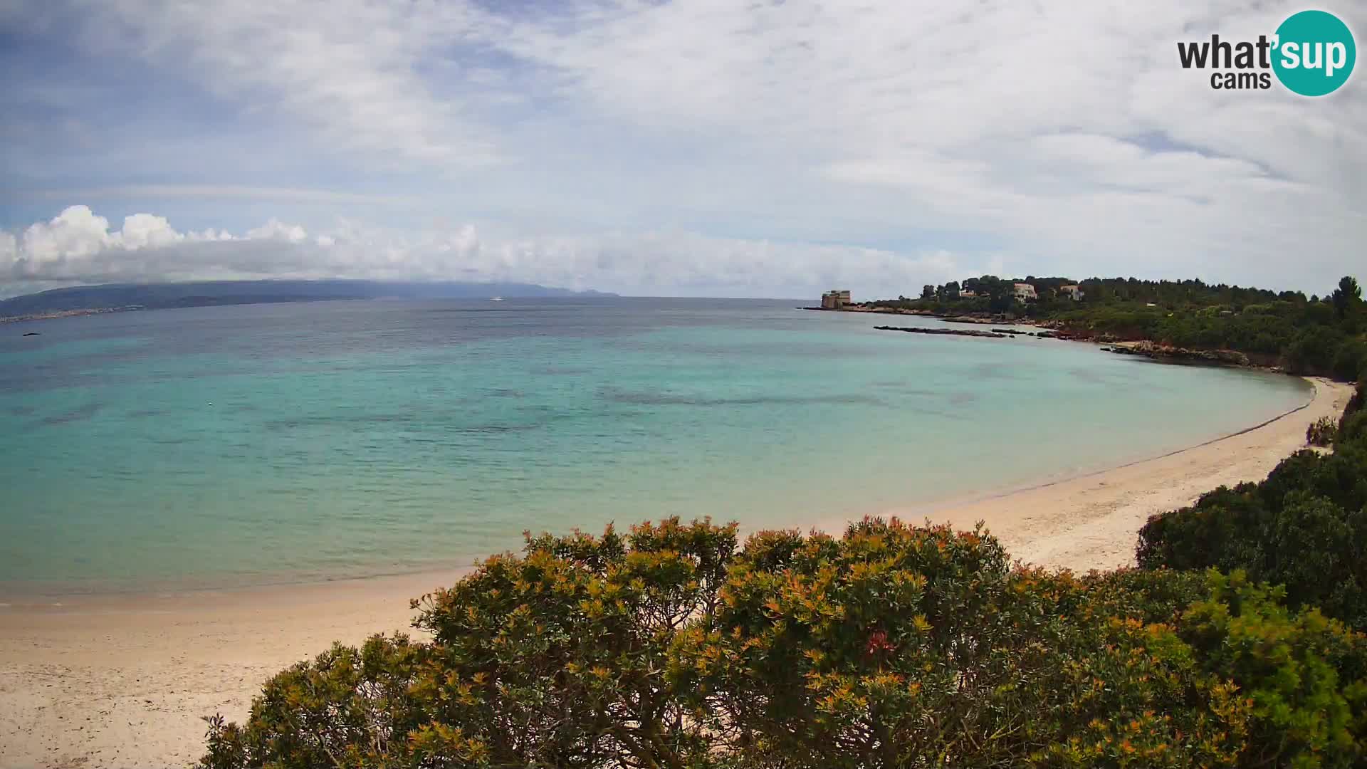 Plage Lazzaretto livecam | Alghero | Sardaigne