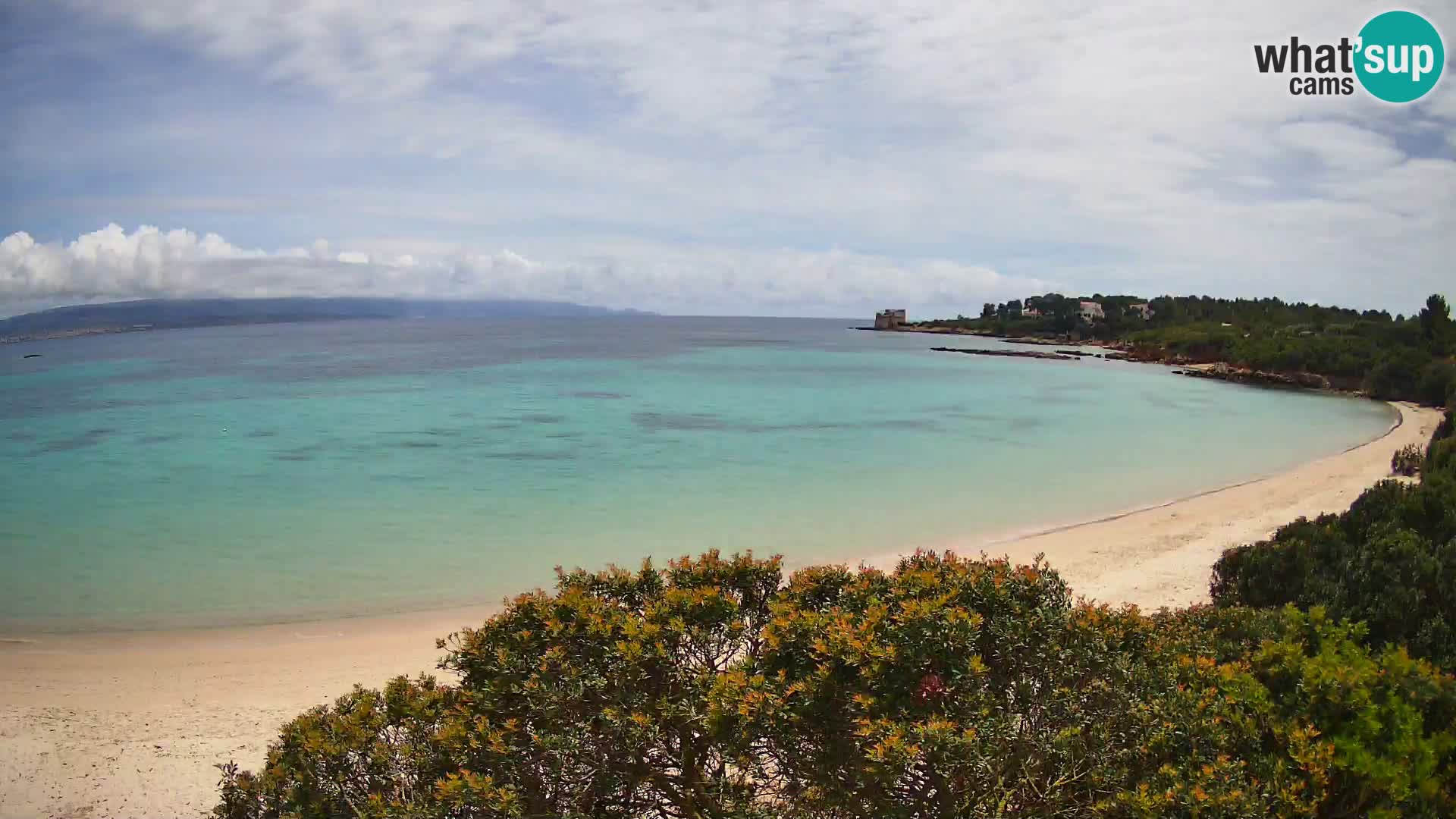 Webcam Lazzaretto beach | Alghero | Sardinia