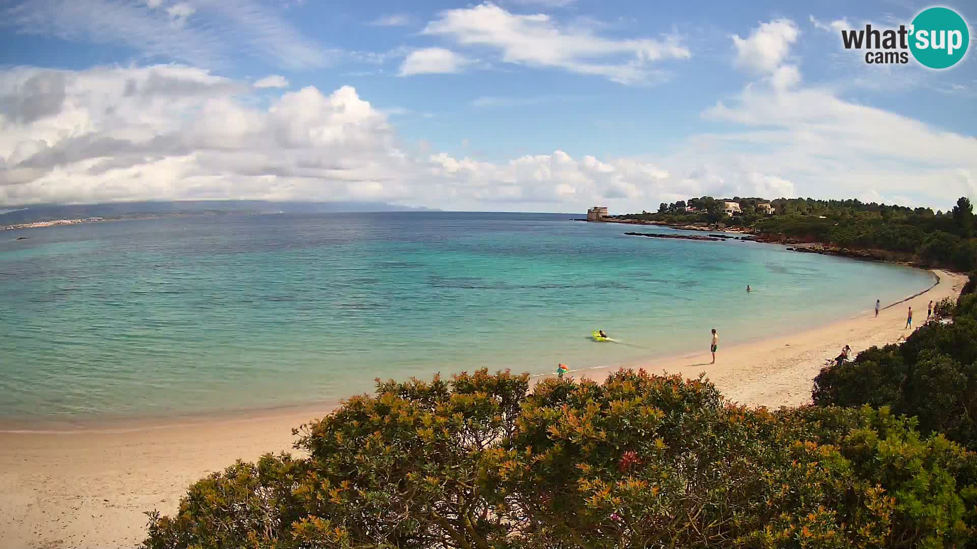 Webcam Lazzaretto beach | Alghero | Sardinia