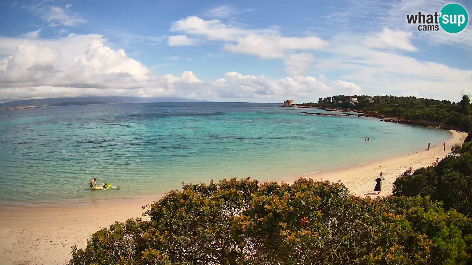 Kamera plaža Lazzaretto | Alghero | Sardinija