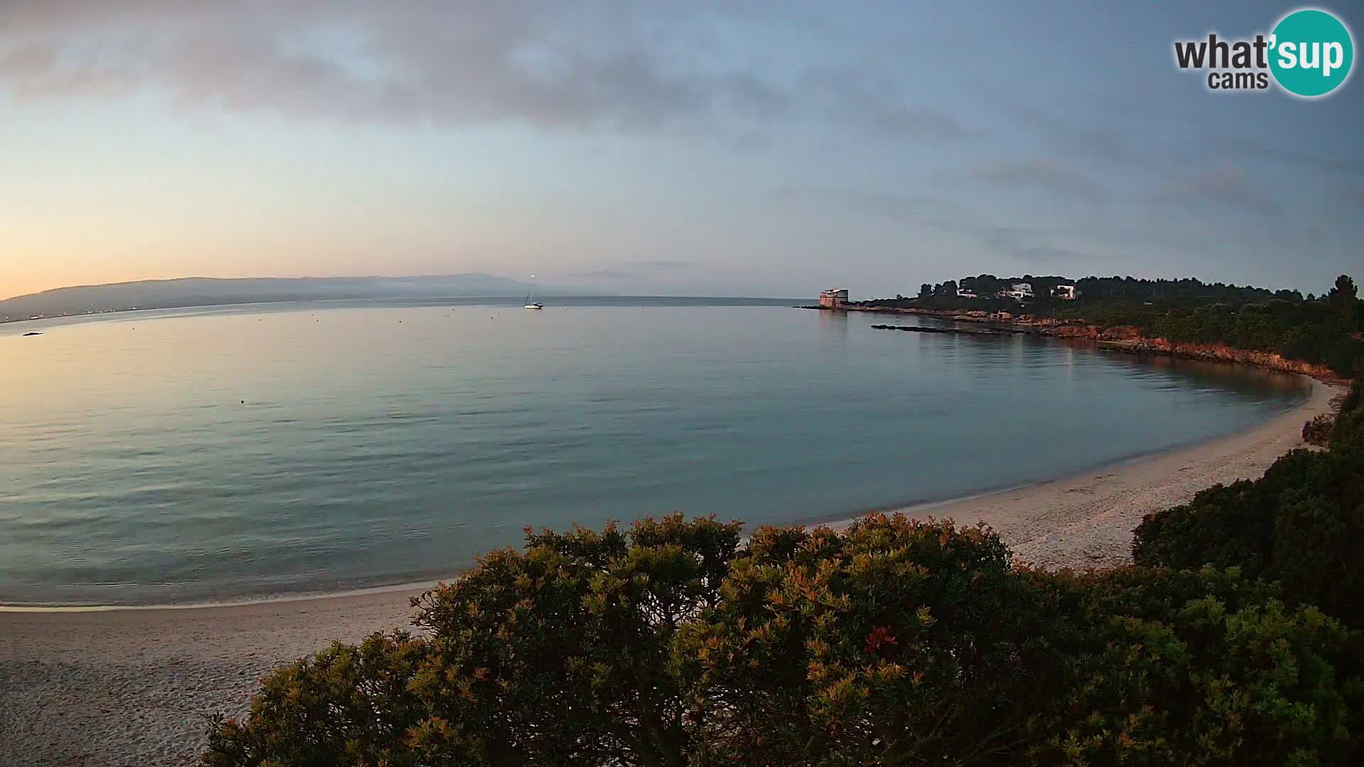 Plage Lazzaretto livecam | Alghero | Sardaigne