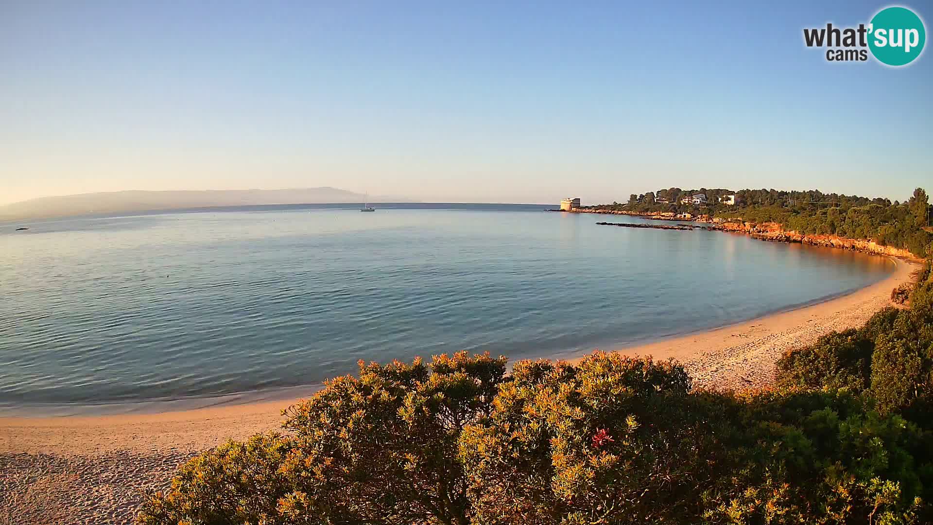 Webcam Lazzaretto beach | Alghero | Sardinia