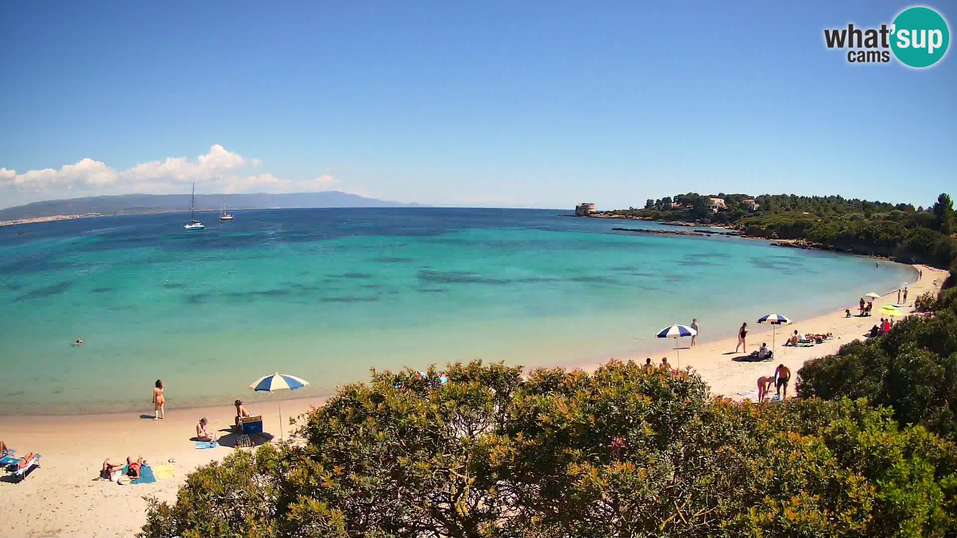 Webcam spiaggia Lazzaretto | Alghero | Sardegna