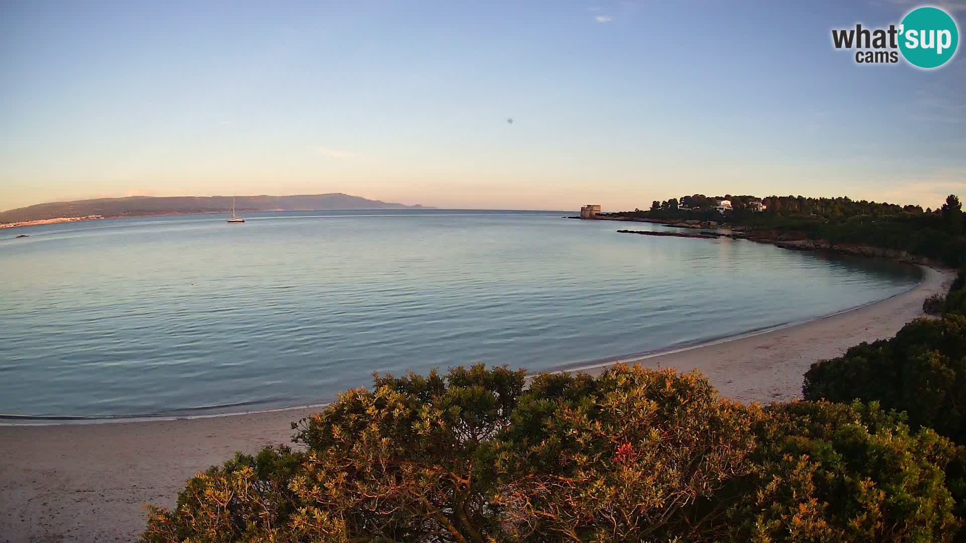 Webcam Lazzaretto beach | Alghero | Sardinia