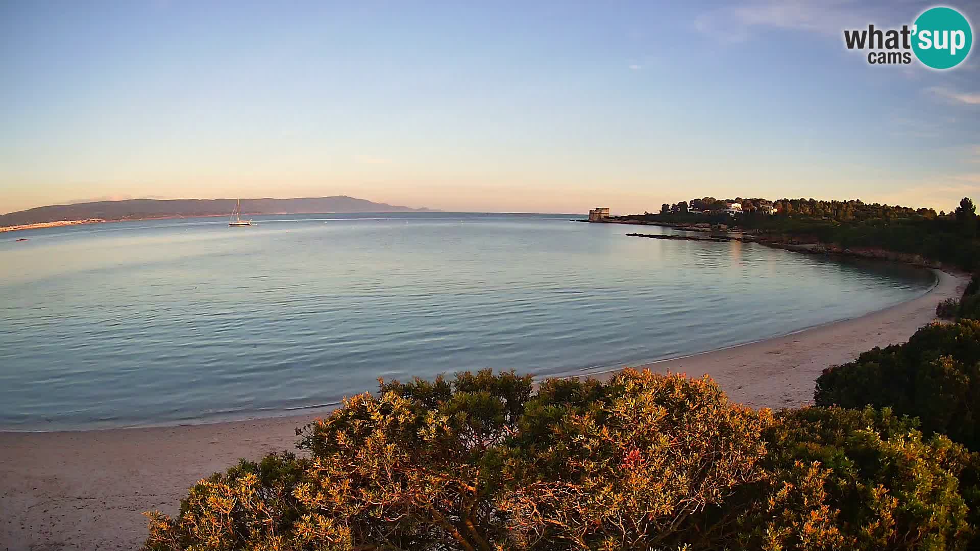 Kamera plaža Lazzaretto | Alghero | Sardinija