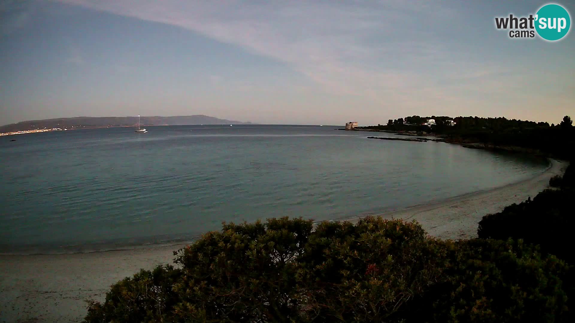 Webcam Lazzaretto Strand | Alghero | Sardinien