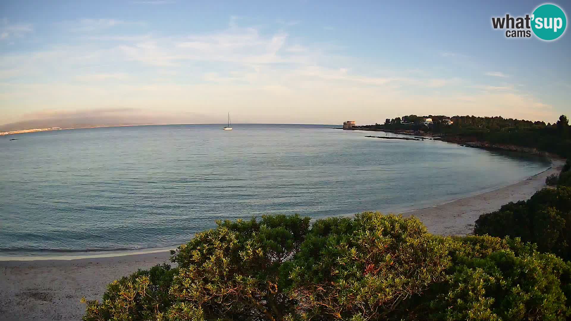 Webcam Lazzaretto Strand | Alghero | Sardinien