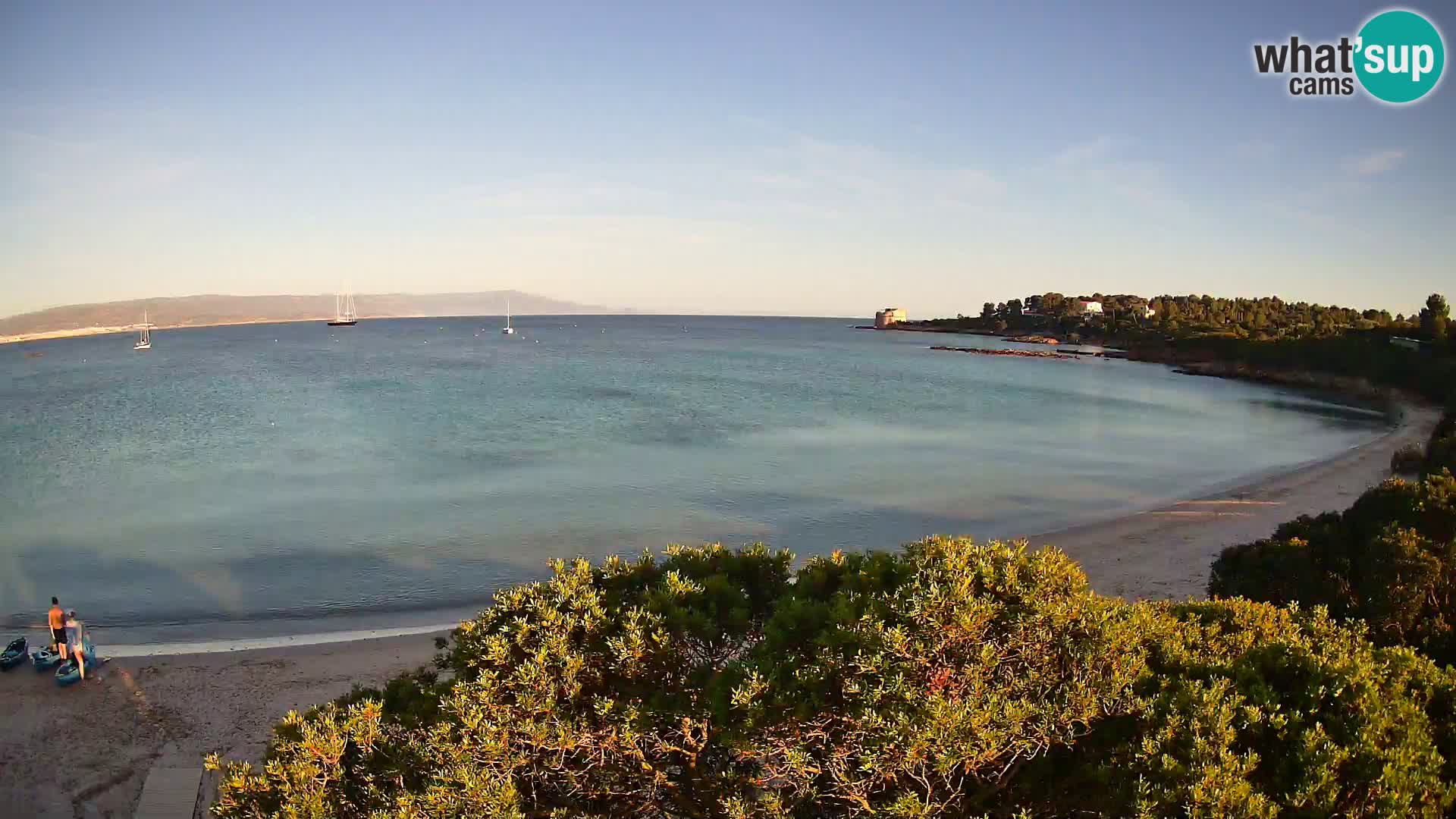 Plage Lazzaretto livecam | Alghero | Sardaigne