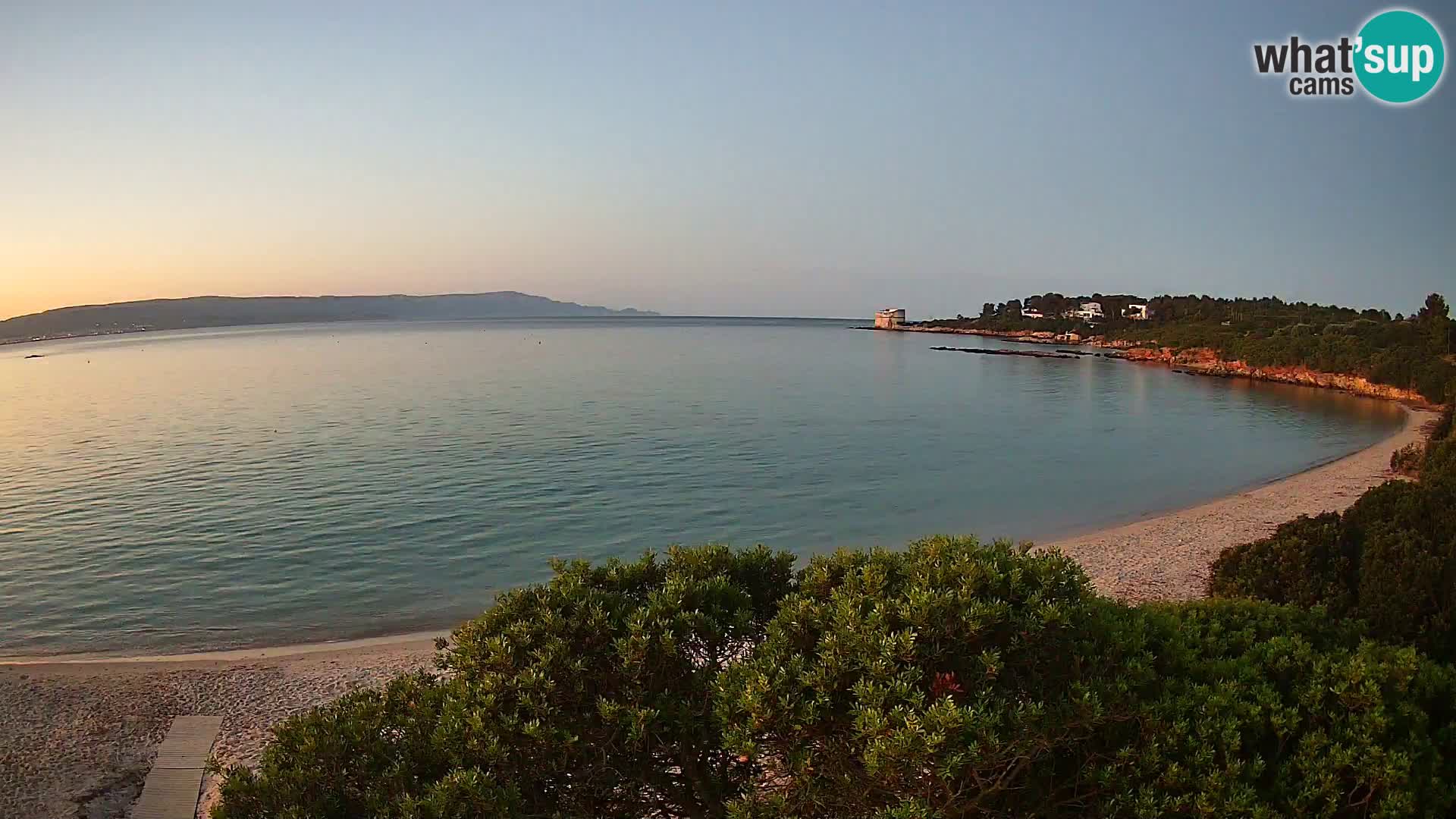 Plage Lazzaretto livecam | Alghero | Sardaigne