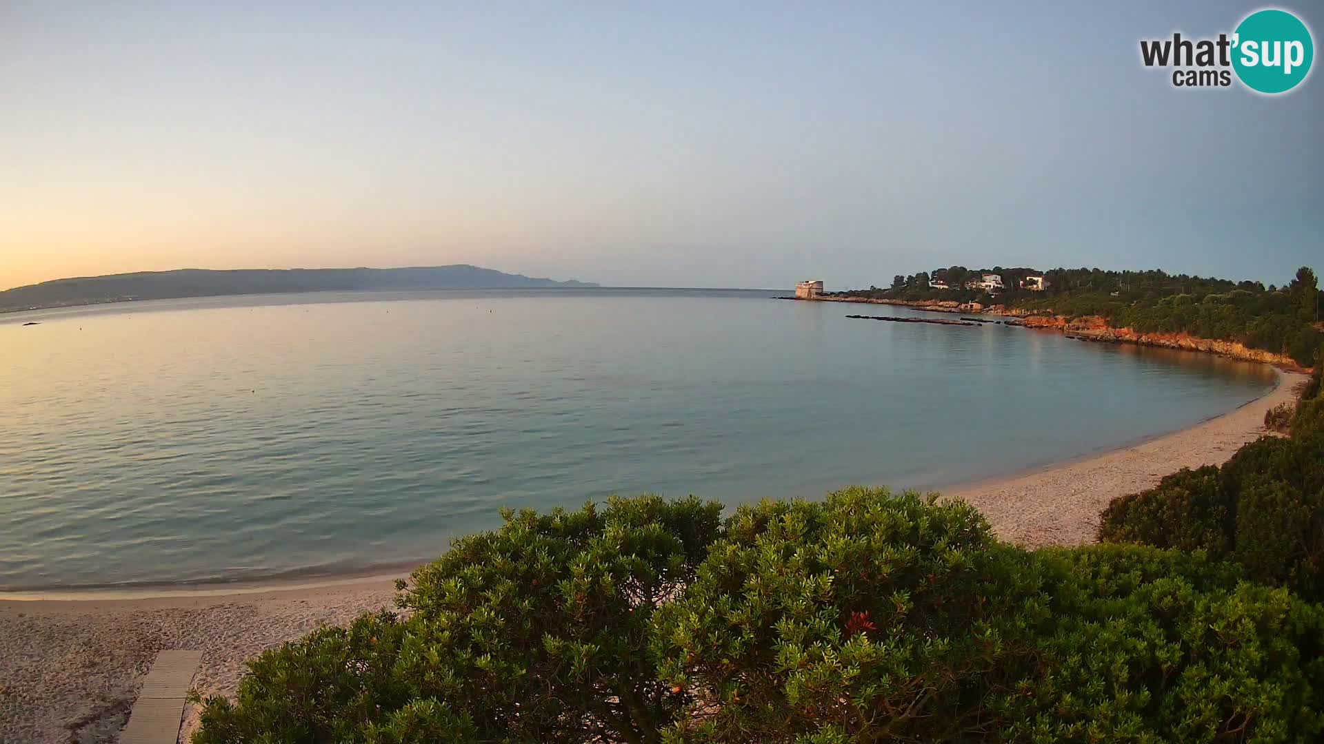 Webcam Lazzaretto beach | Alghero | Sardinia