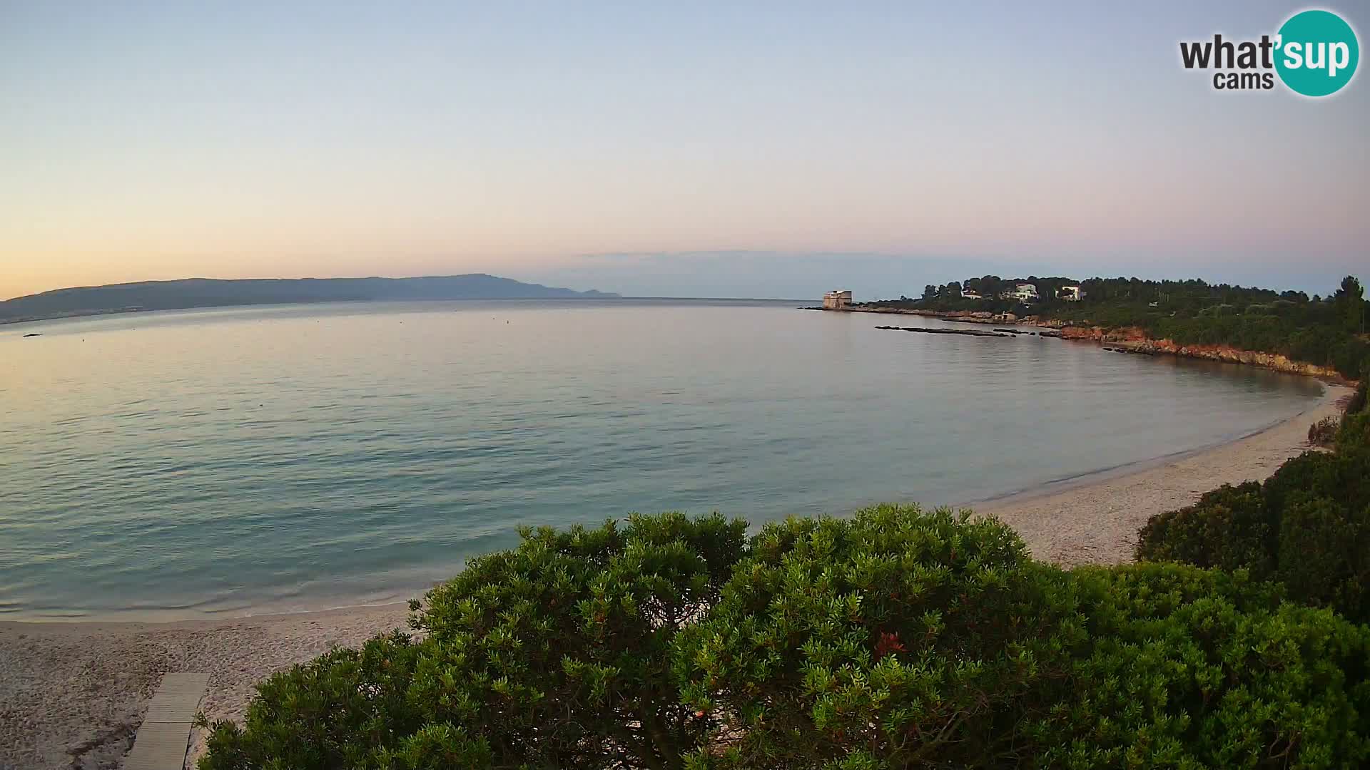 Plage Lazzaretto livecam | Alghero | Sardaigne