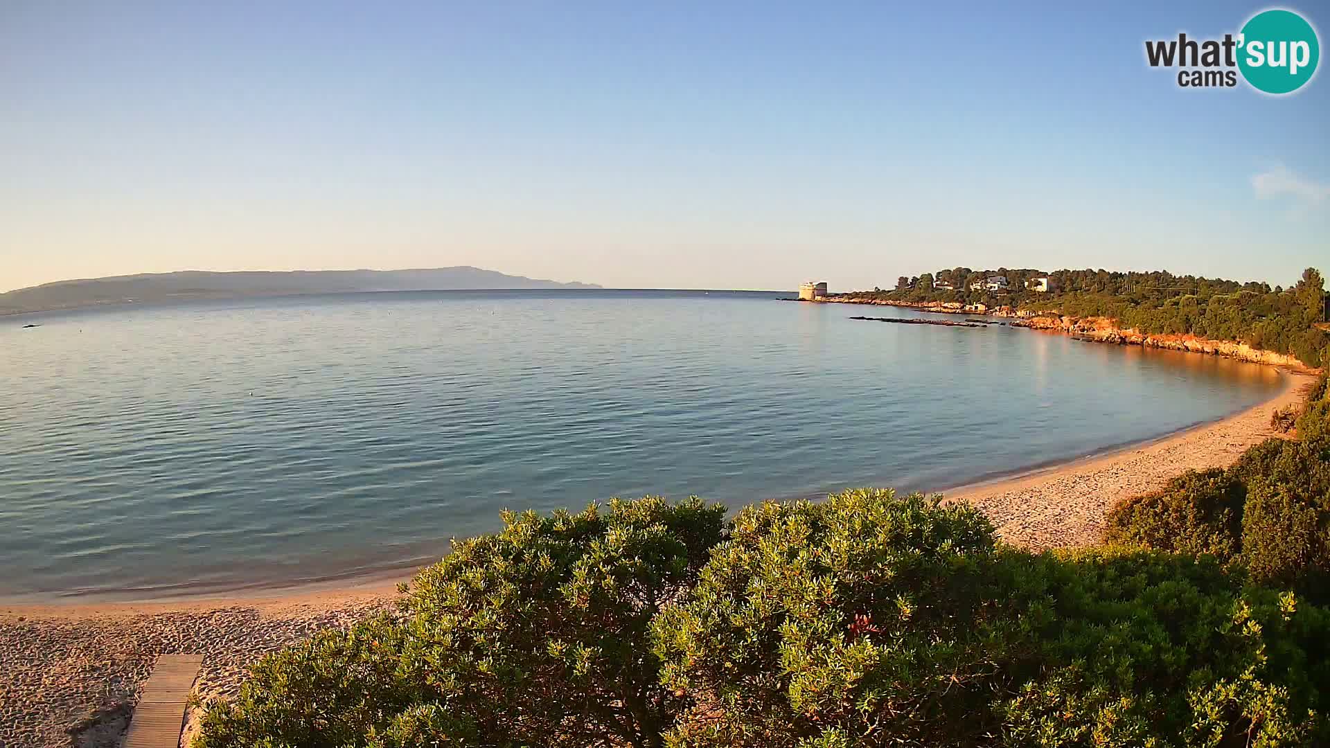 Kamera plaža Lazzaretto | Alghero | Sardinija