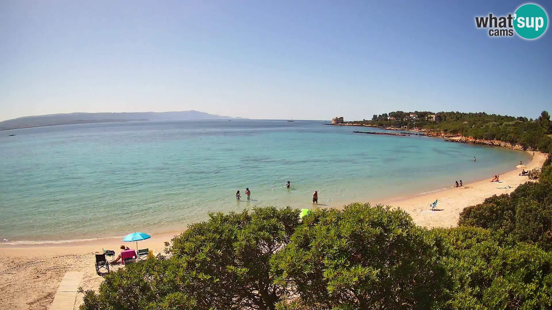 Webcam spiaggia Lazzaretto | Alghero | Sardegna