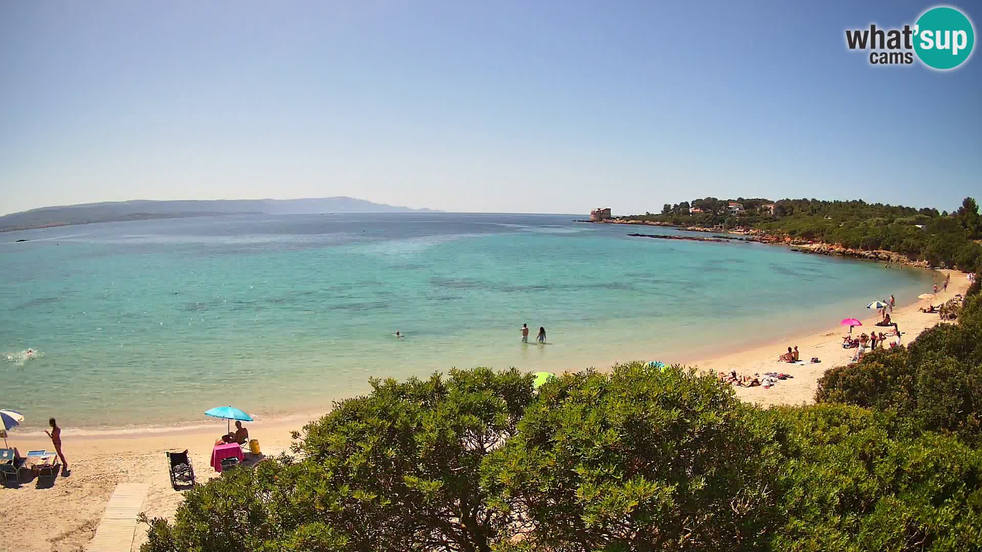 Webcam Lazzaretto Strand | Alghero | Sardinien